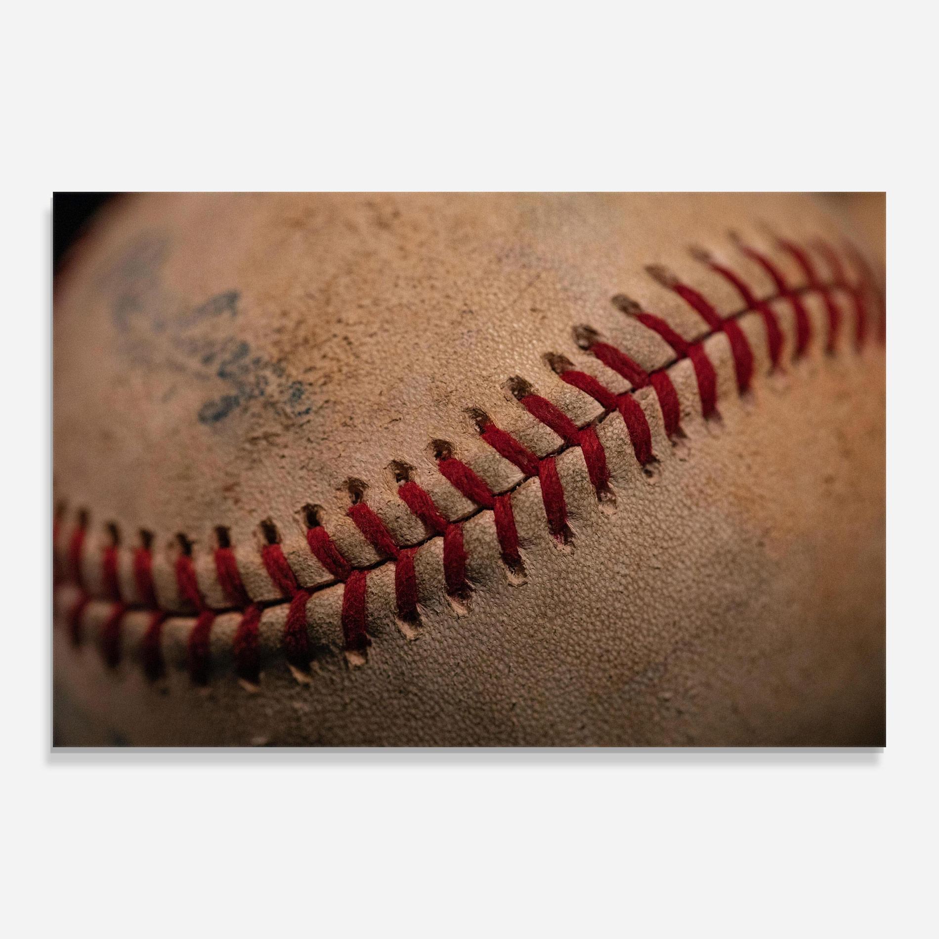 Tablou Sticla Baseball Ball Close Up mockup 0
