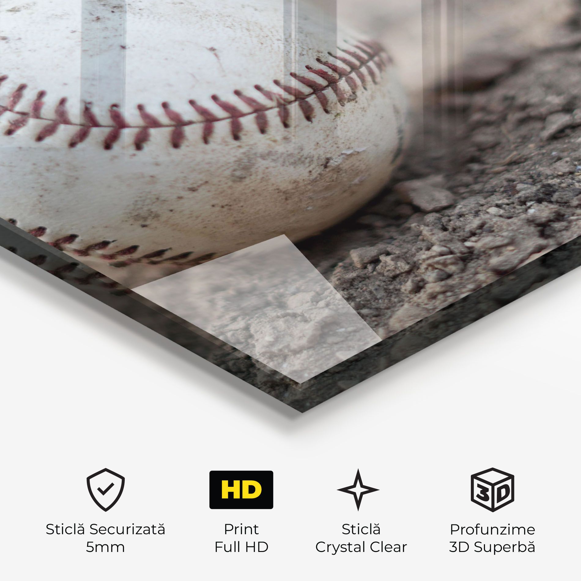 Dusty Baseball Ball mockup 3