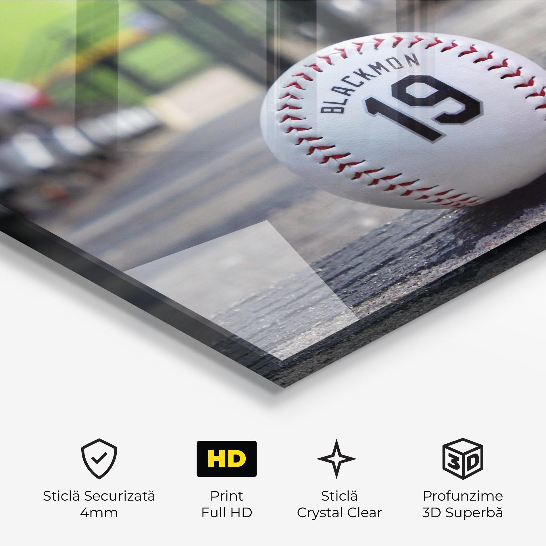 Tablou Sticla Baseball Nr 19 mockup 3