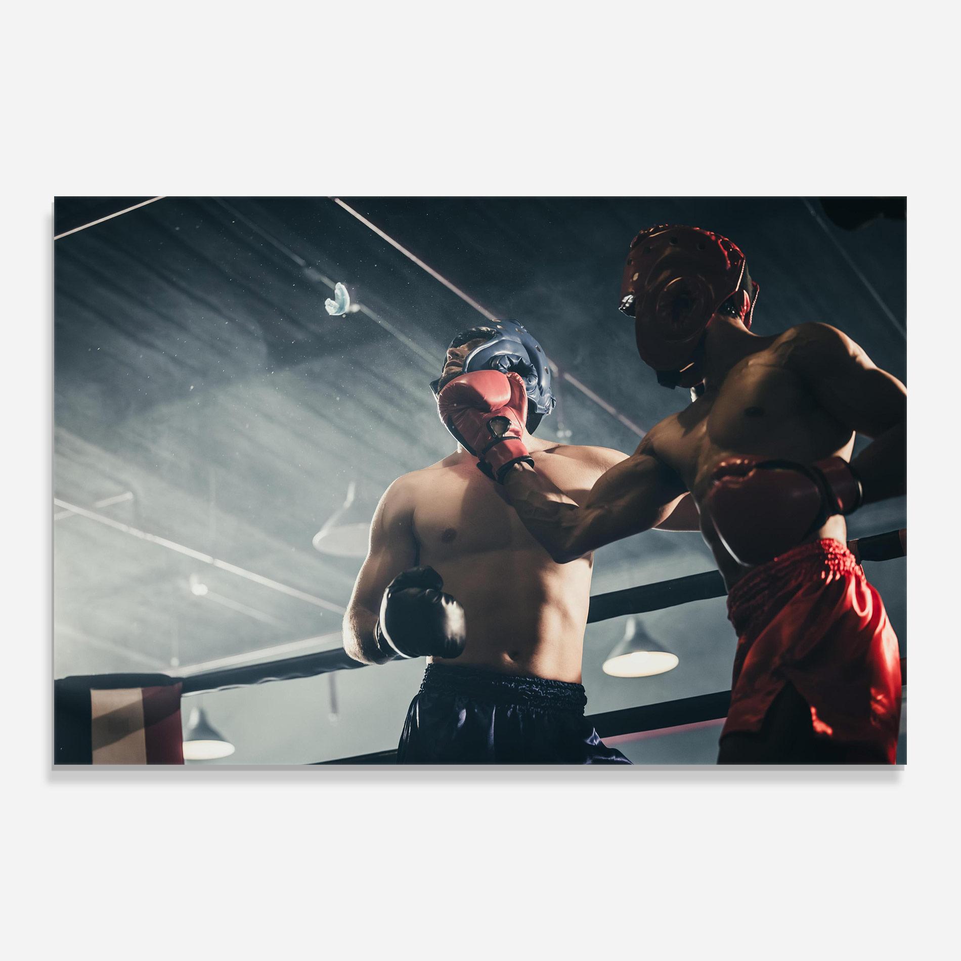 Tablou Sticla Knockout King mockup 0