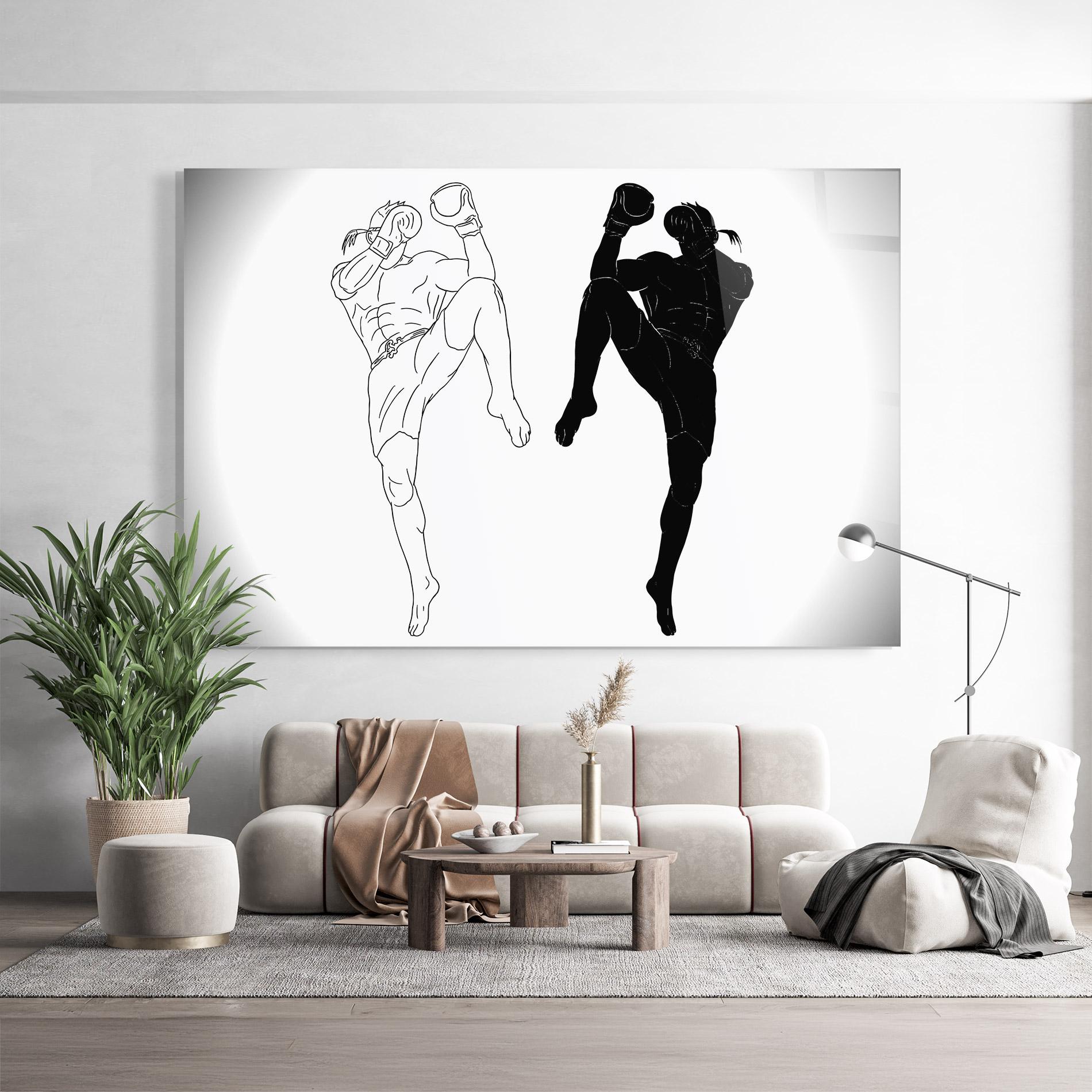 Tablou Sticla Box Kungfu mockup 9