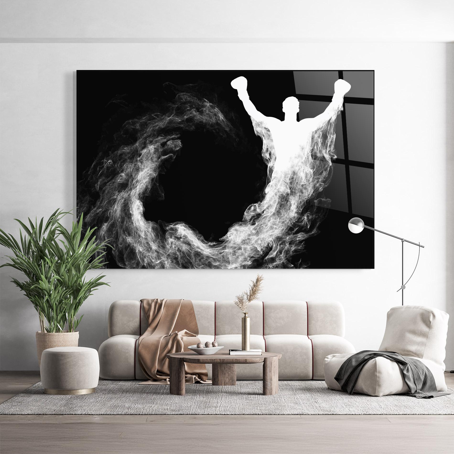 Tablou Sticla Box White Smoke mockup 9