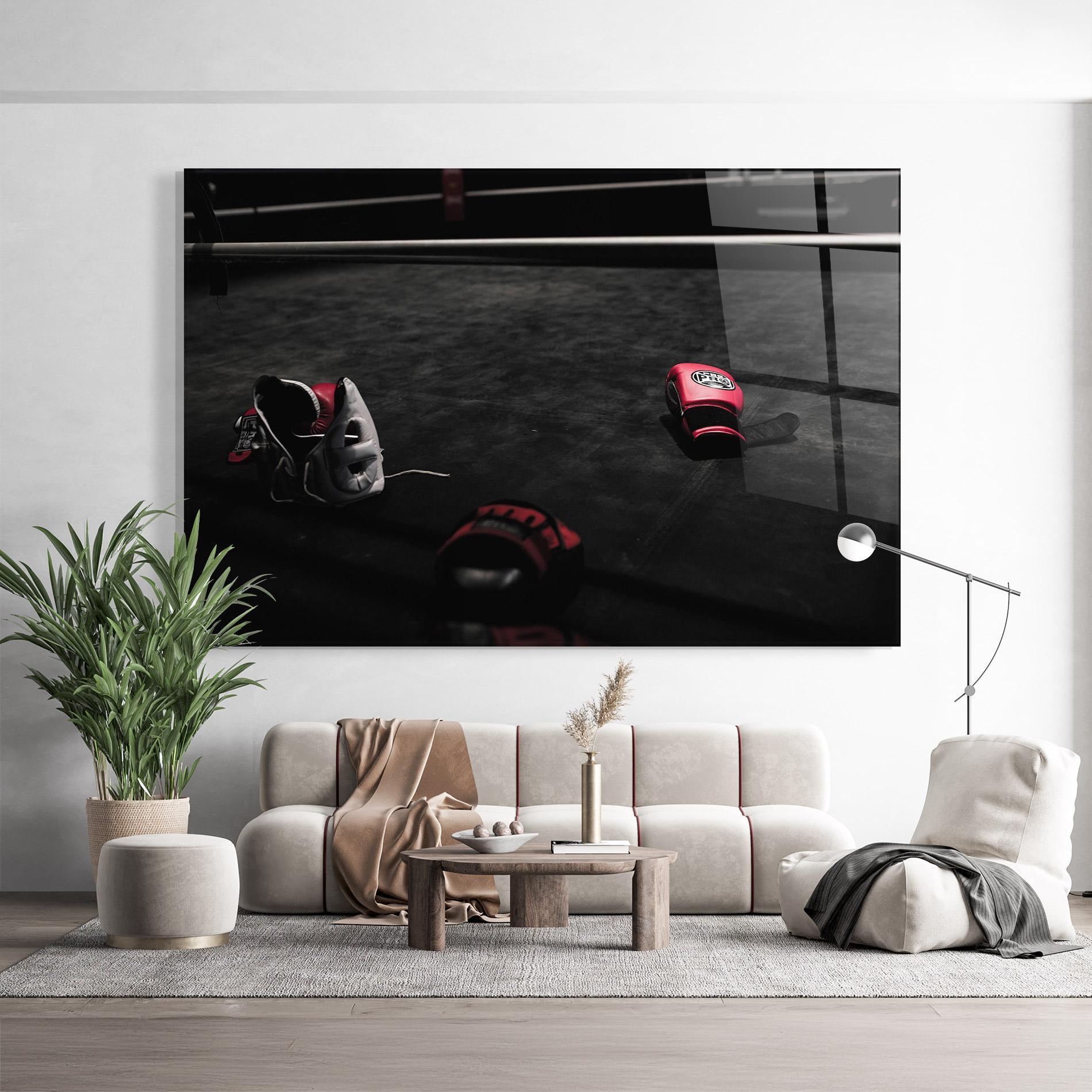 Tablou Sticla Ring Gloves mockup 9