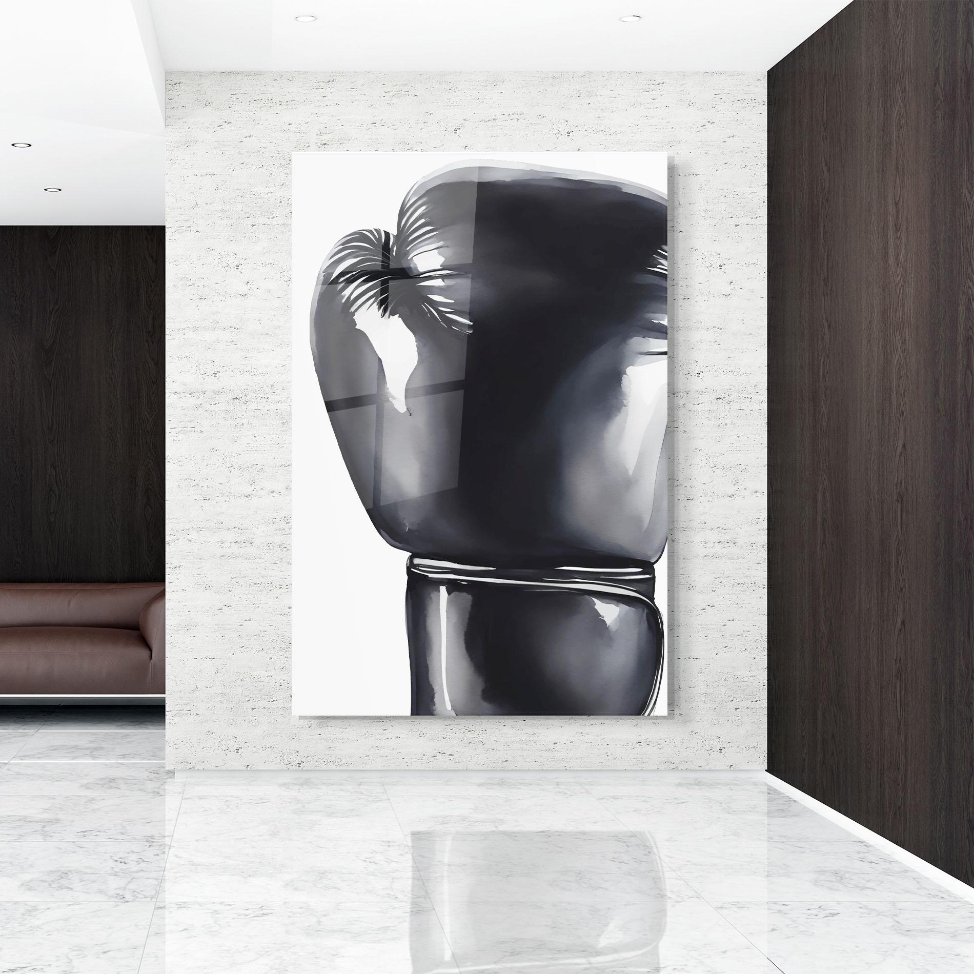 Tablou Sticla Black Box Glove mockup 9