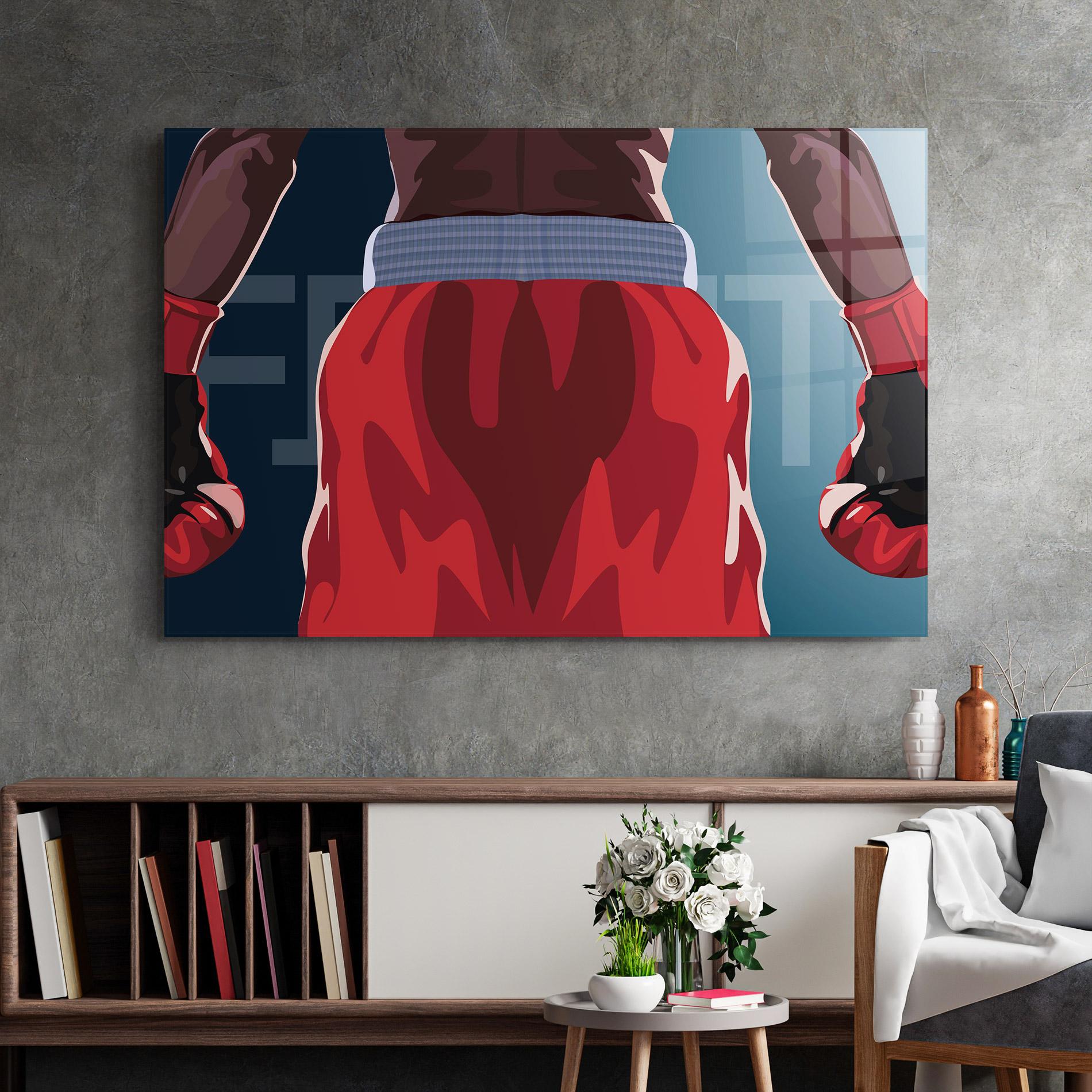 Tablou Sticla Fight Box mockup 2