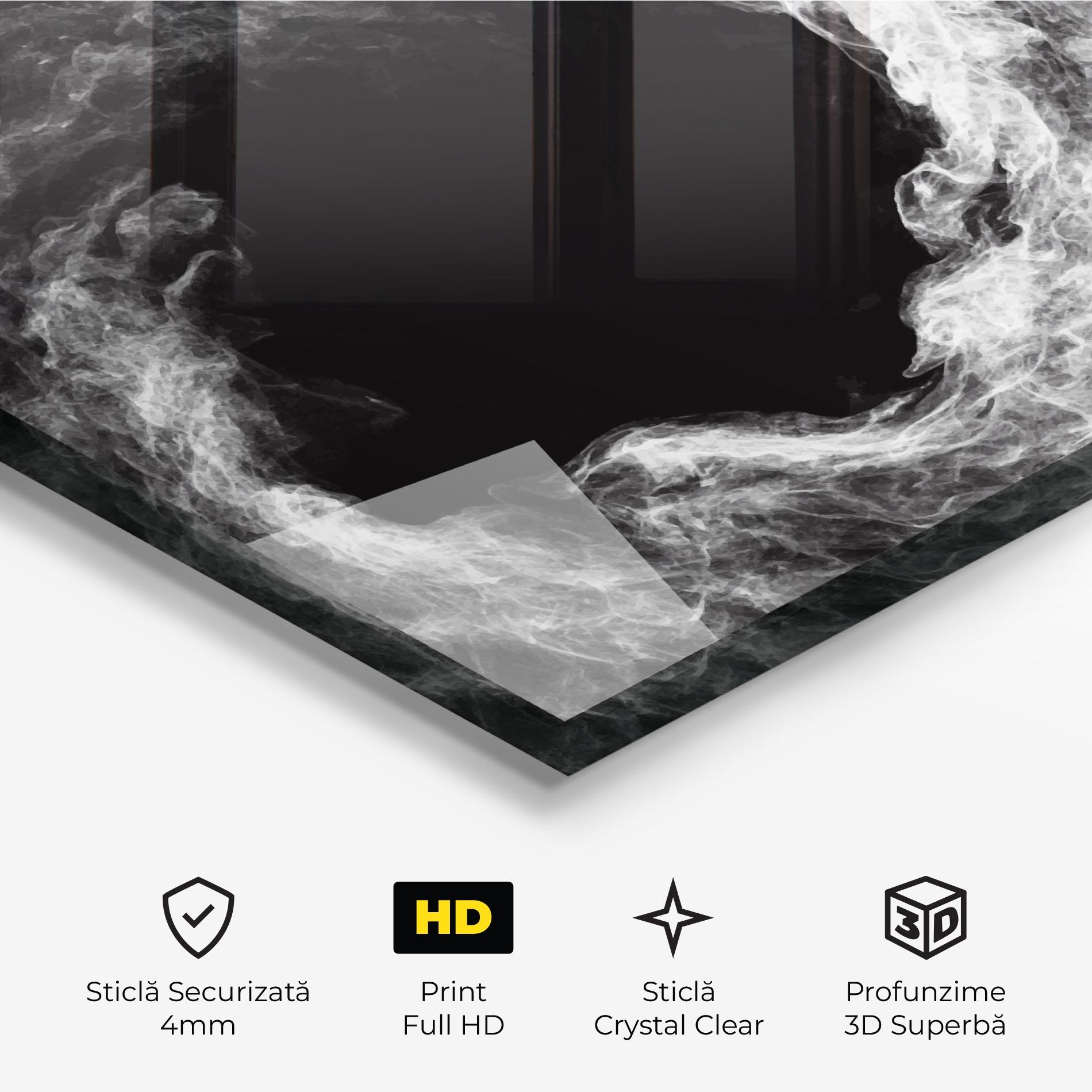 Tablou Sticla Box White Smoke mockup 3