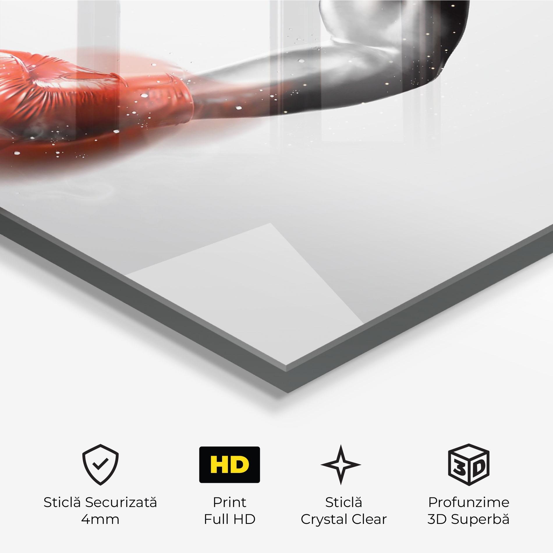 Tablou Sticla Red Smoke Box mockup 3