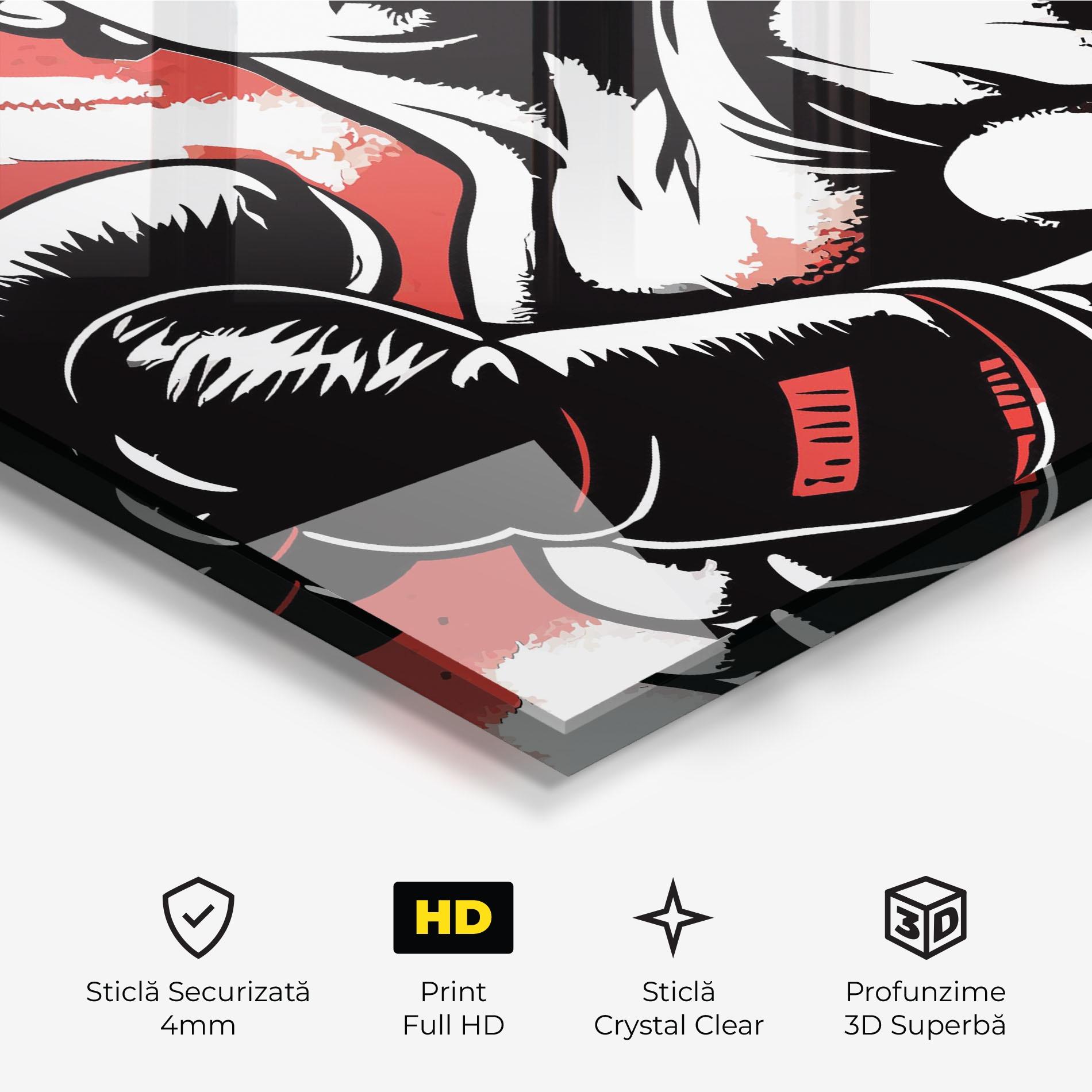 Tablou Sticla Video Game Box mockup 3