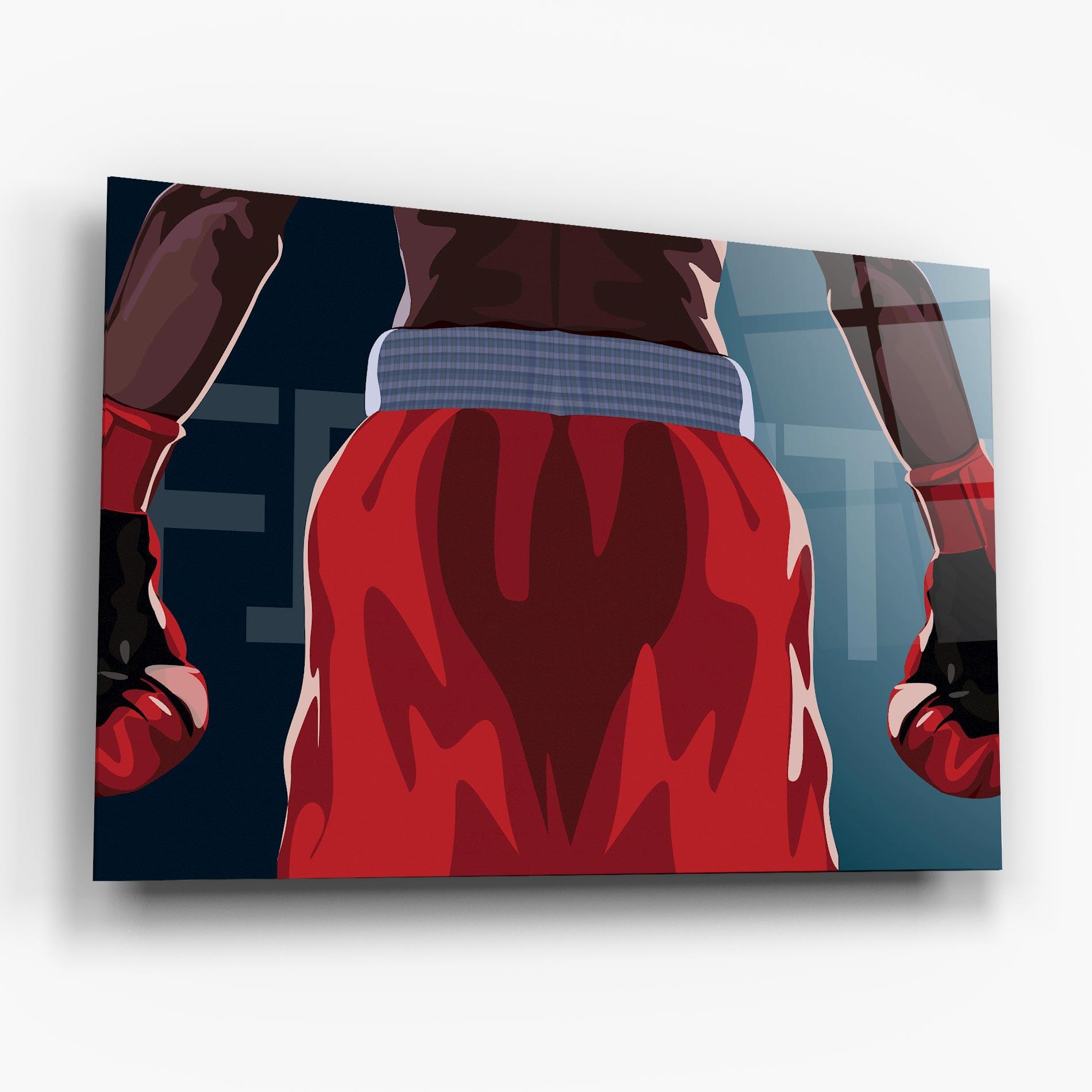Tablou Sticla Fight Box mockup 6