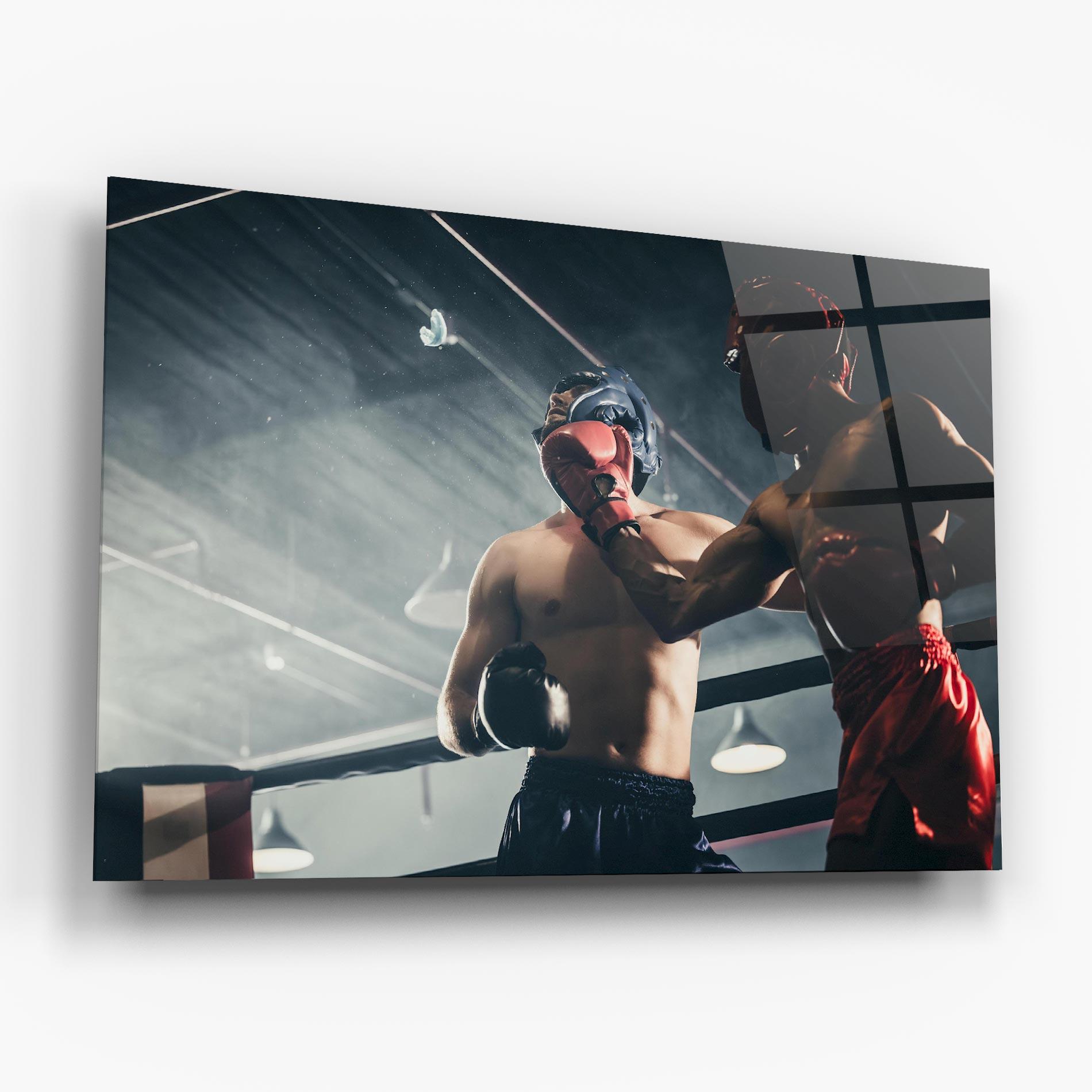 Tablou Sticla Knockout King mockup 6
