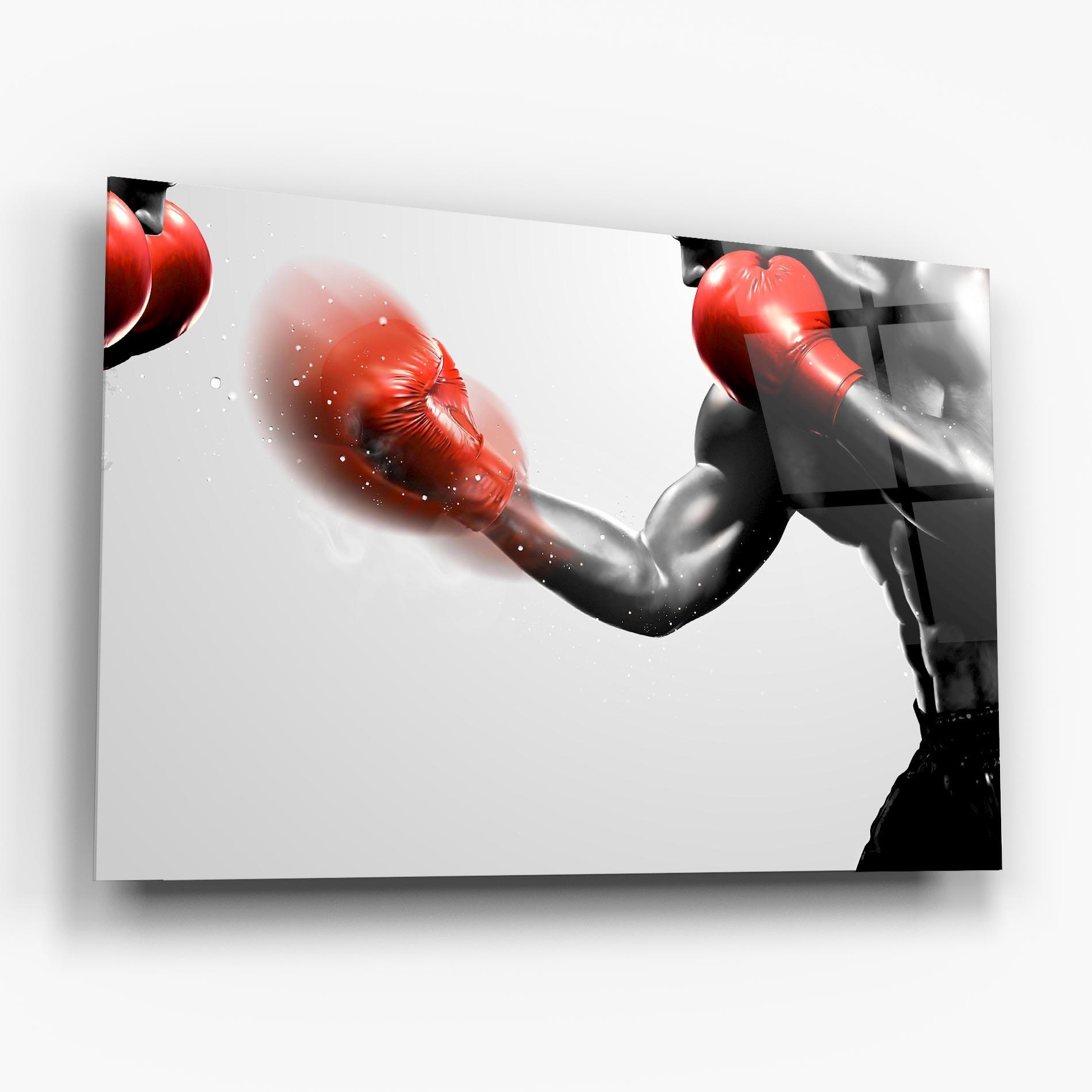 Tablou Sticla Red Smoke Box mockup 6