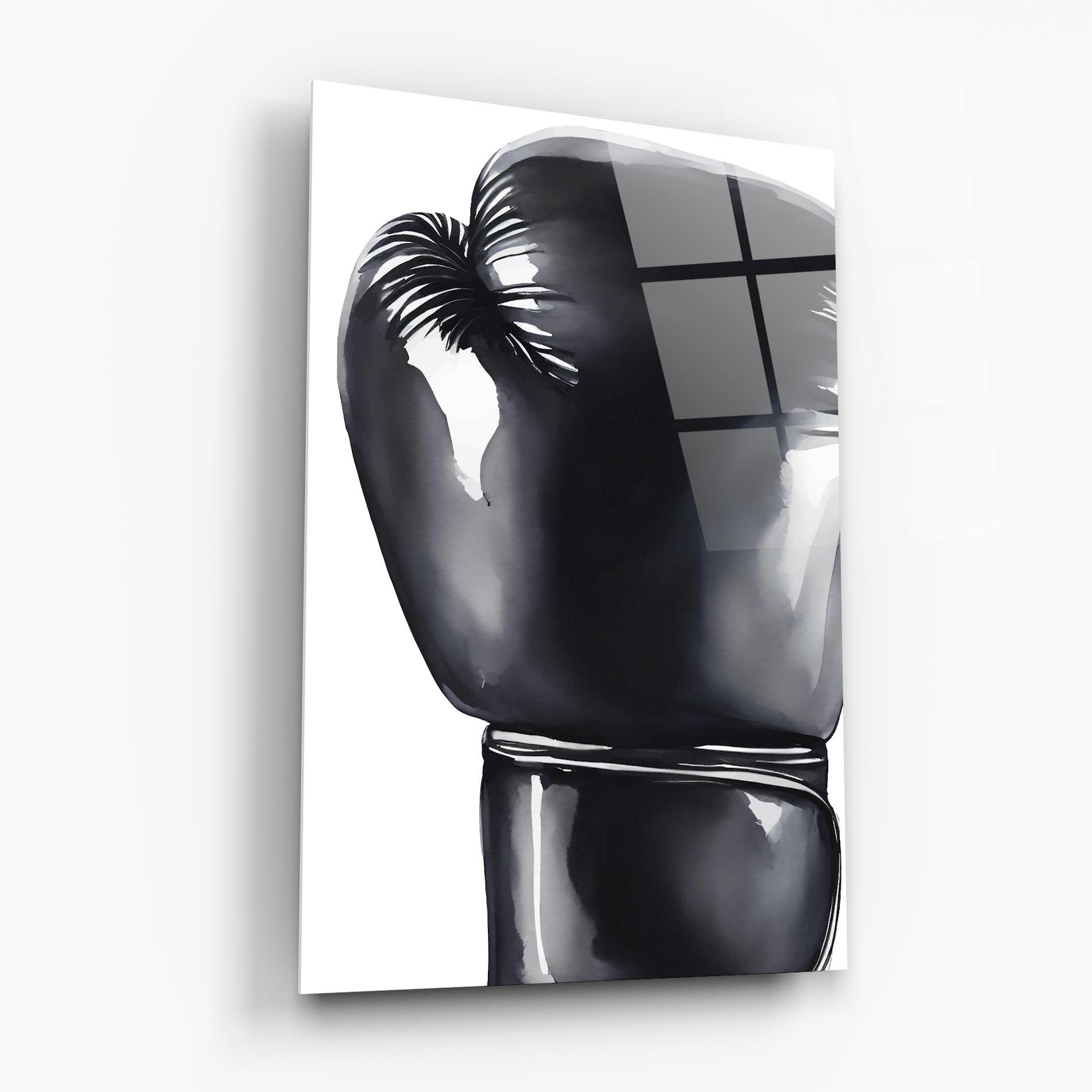 Tablou Sticla Black Box Glove mockup 6