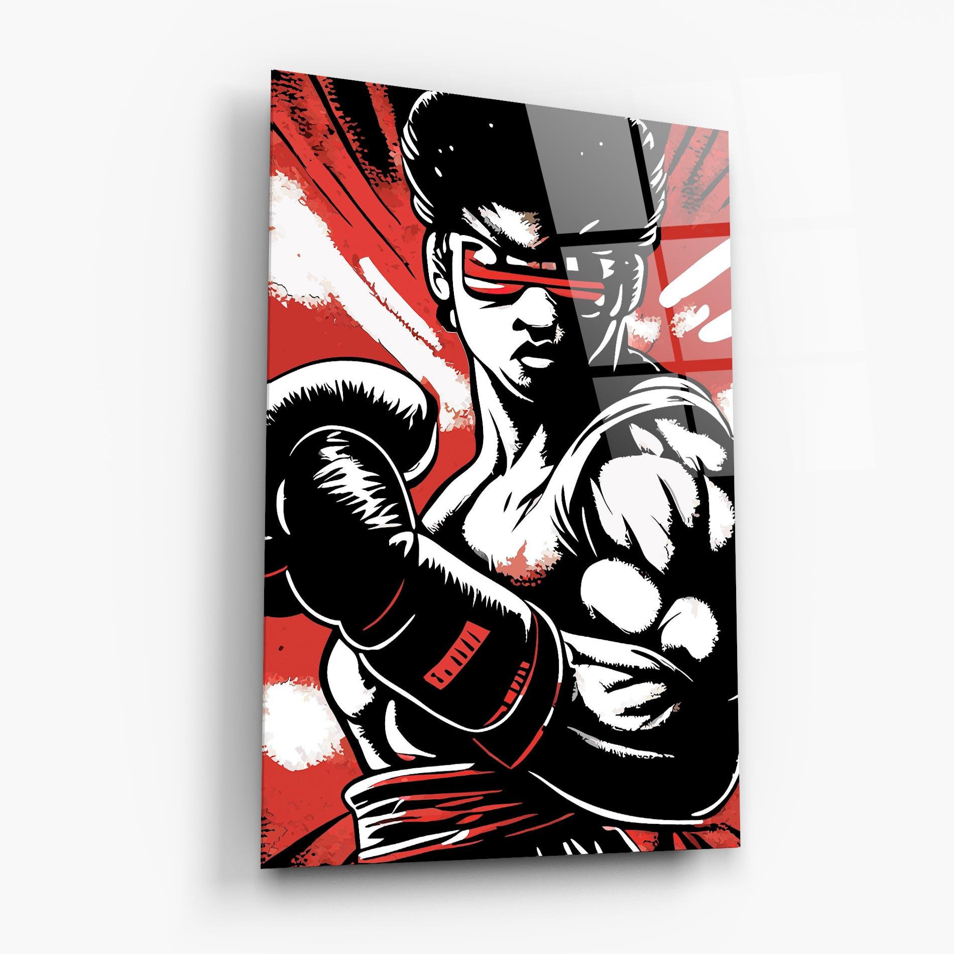 Tablou Sticla Video Game Box mockup 6