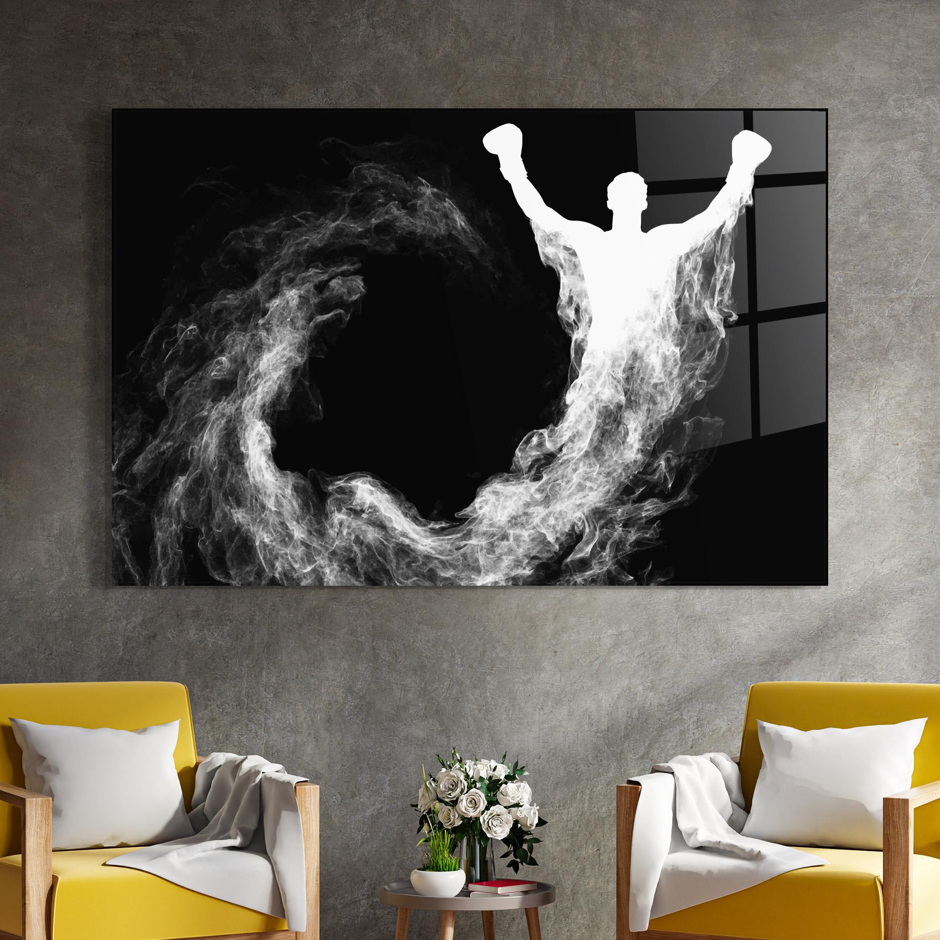 Tablou Sticla Box White Smoke mockup 4