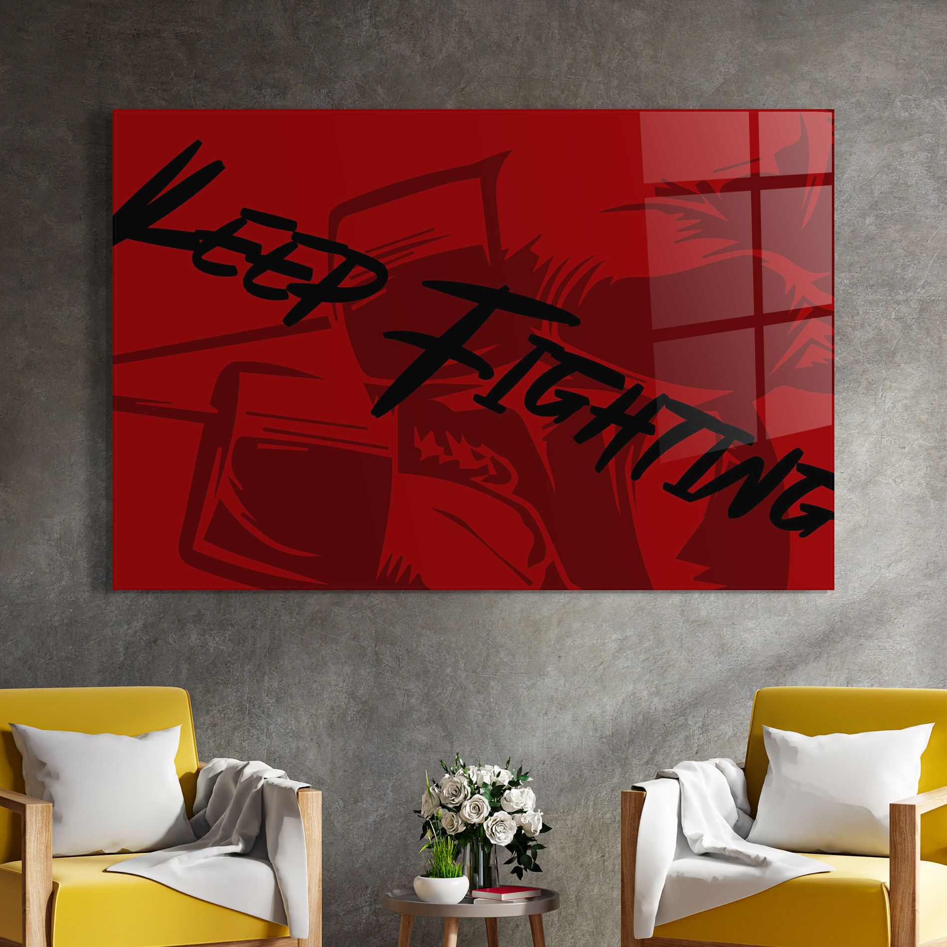 Keep Fighting mockup 4