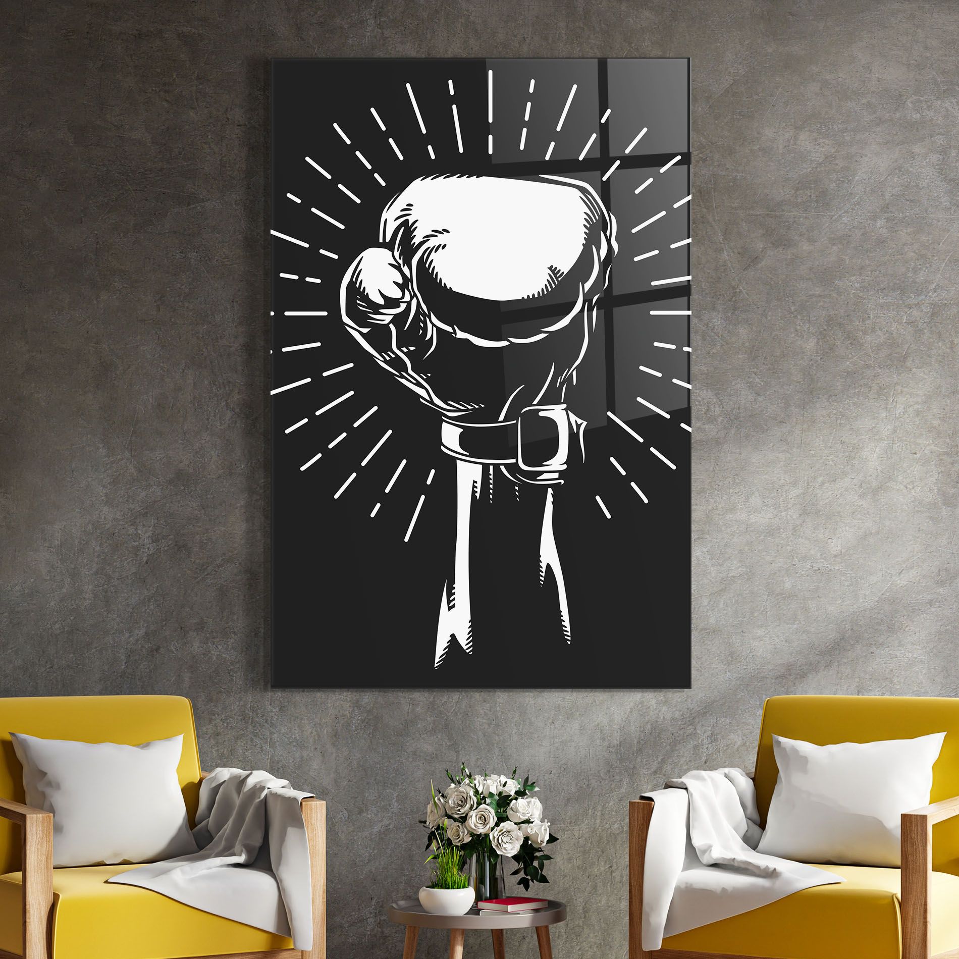 Grey Hand Boxing mockup 4