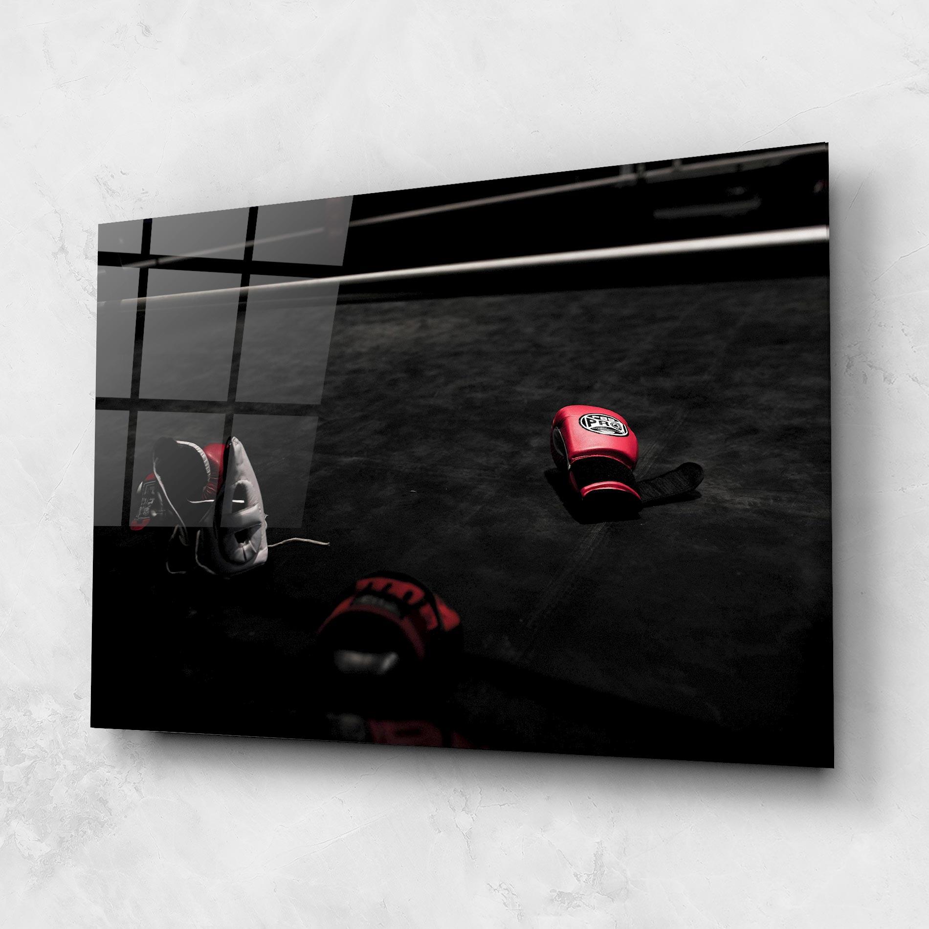 Tablou Sticla Ring Gloves mockup 1