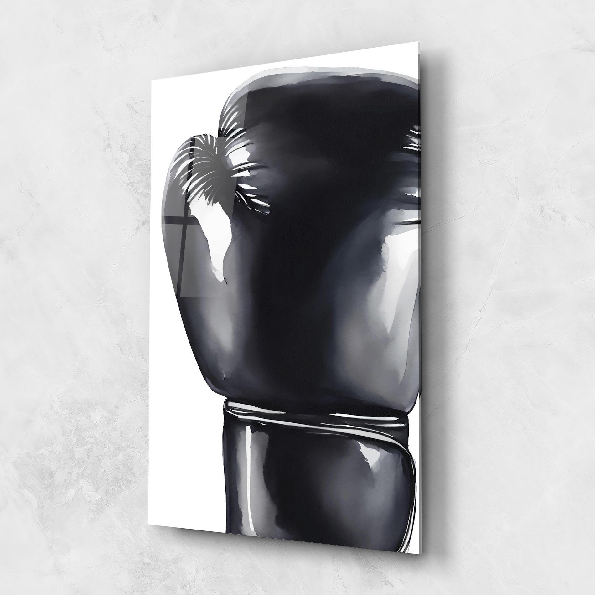 Tablou Sticla Black Box Glove mockup 1