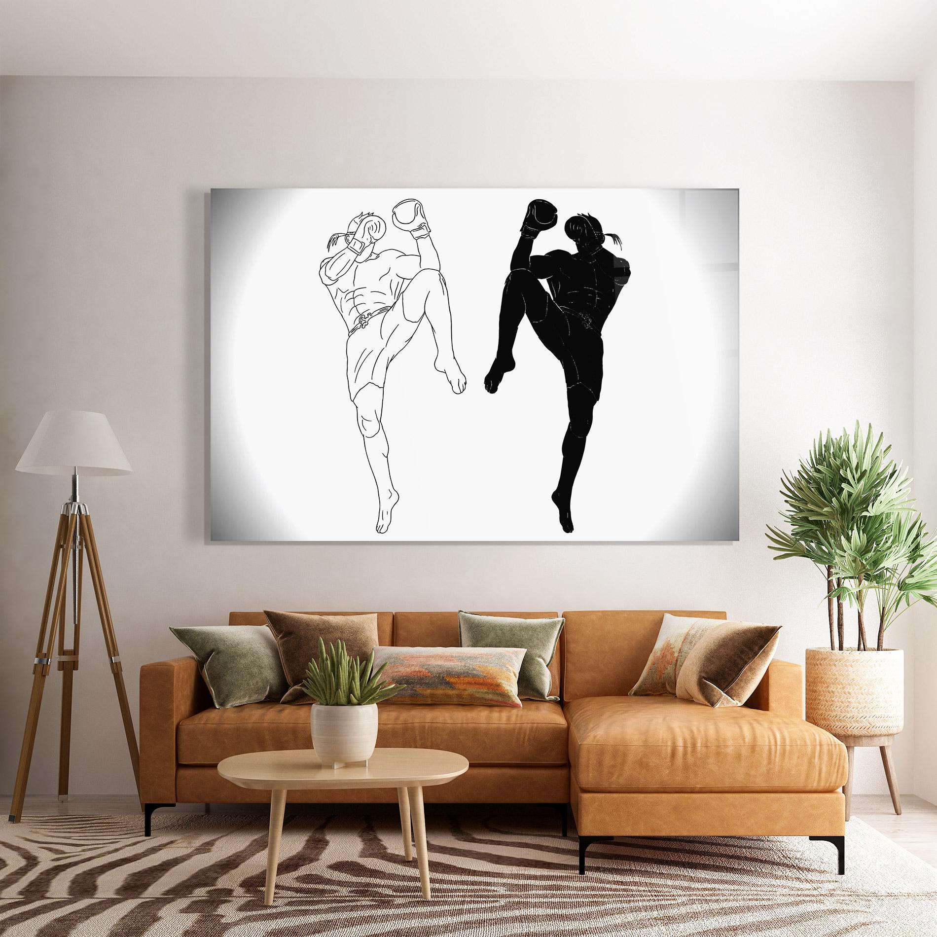 Tablou Sticla Box Kungfu mockup 7