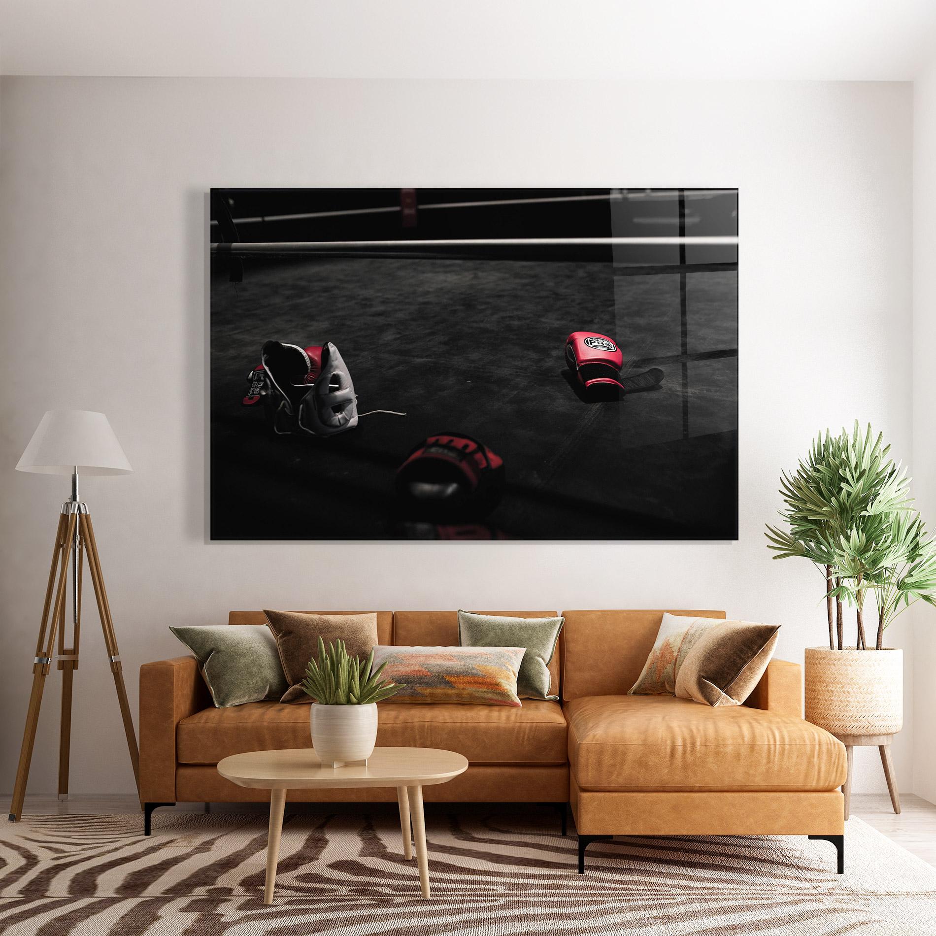 Tablou Sticla Ring Gloves mockup 7