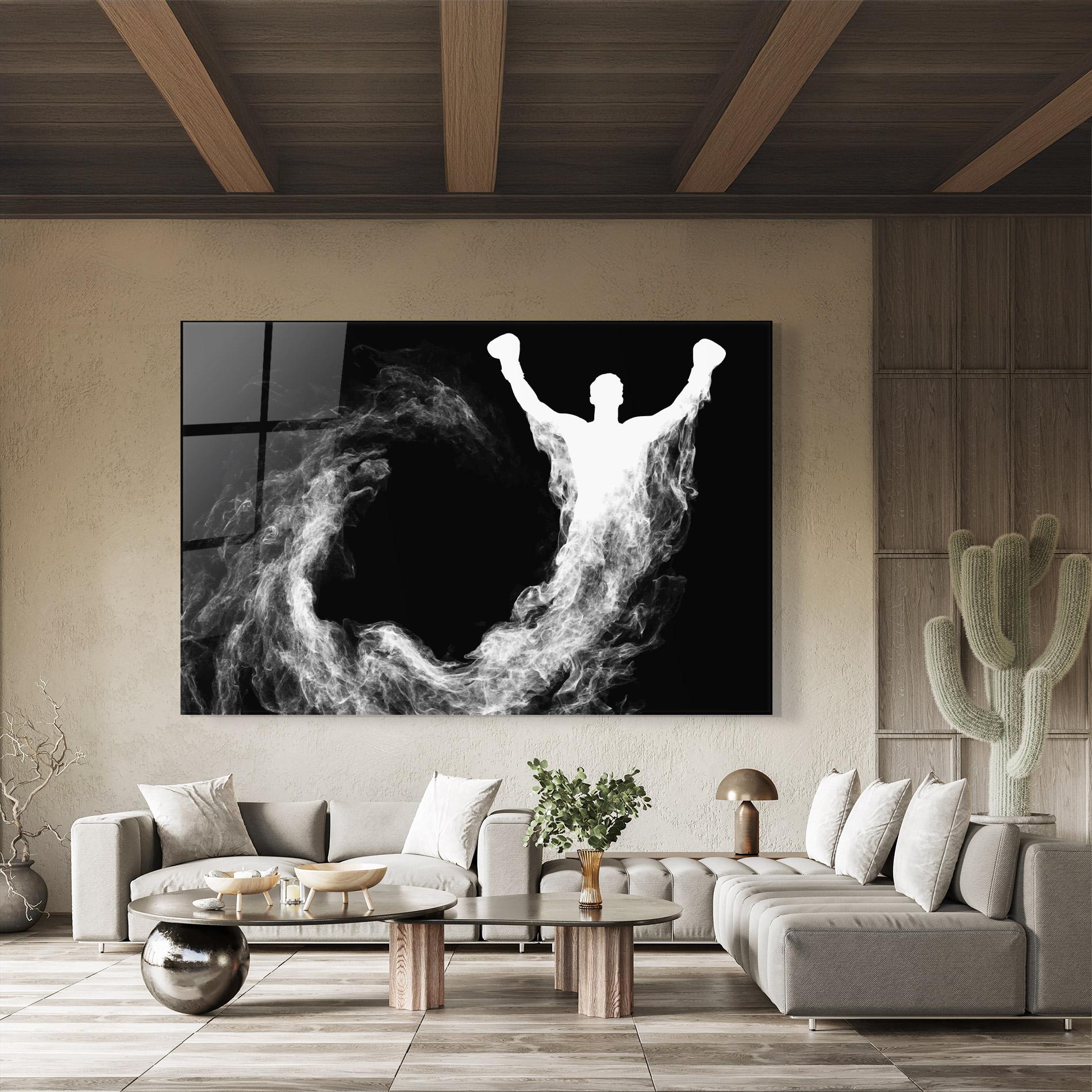 Tablou Sticla Box White Smoke mockup 8