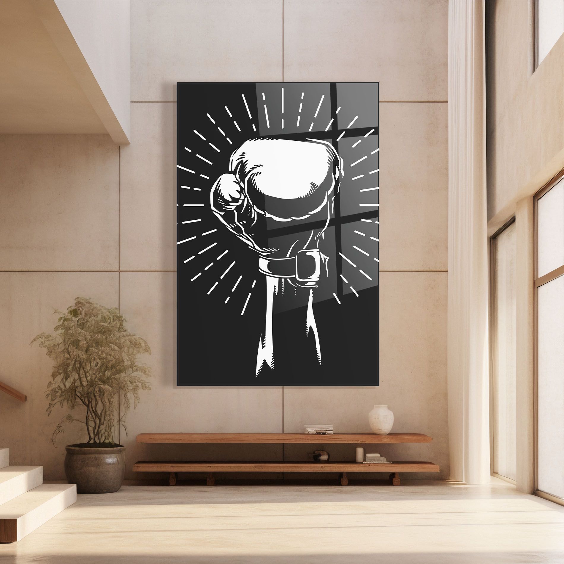 Grey Hand Boxing mockup 8