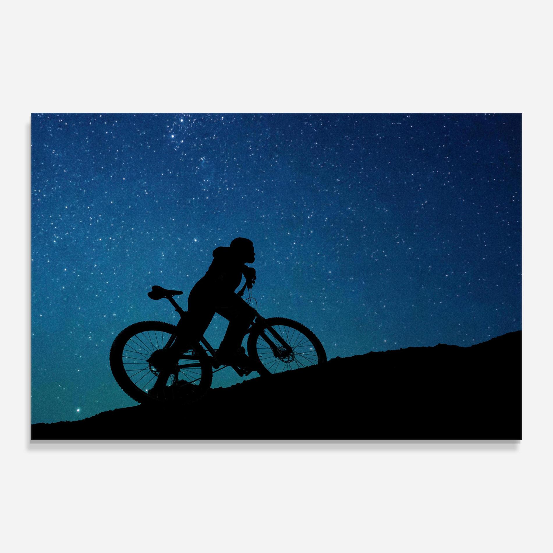 Tablou Sticla Bike Blast mockup 0