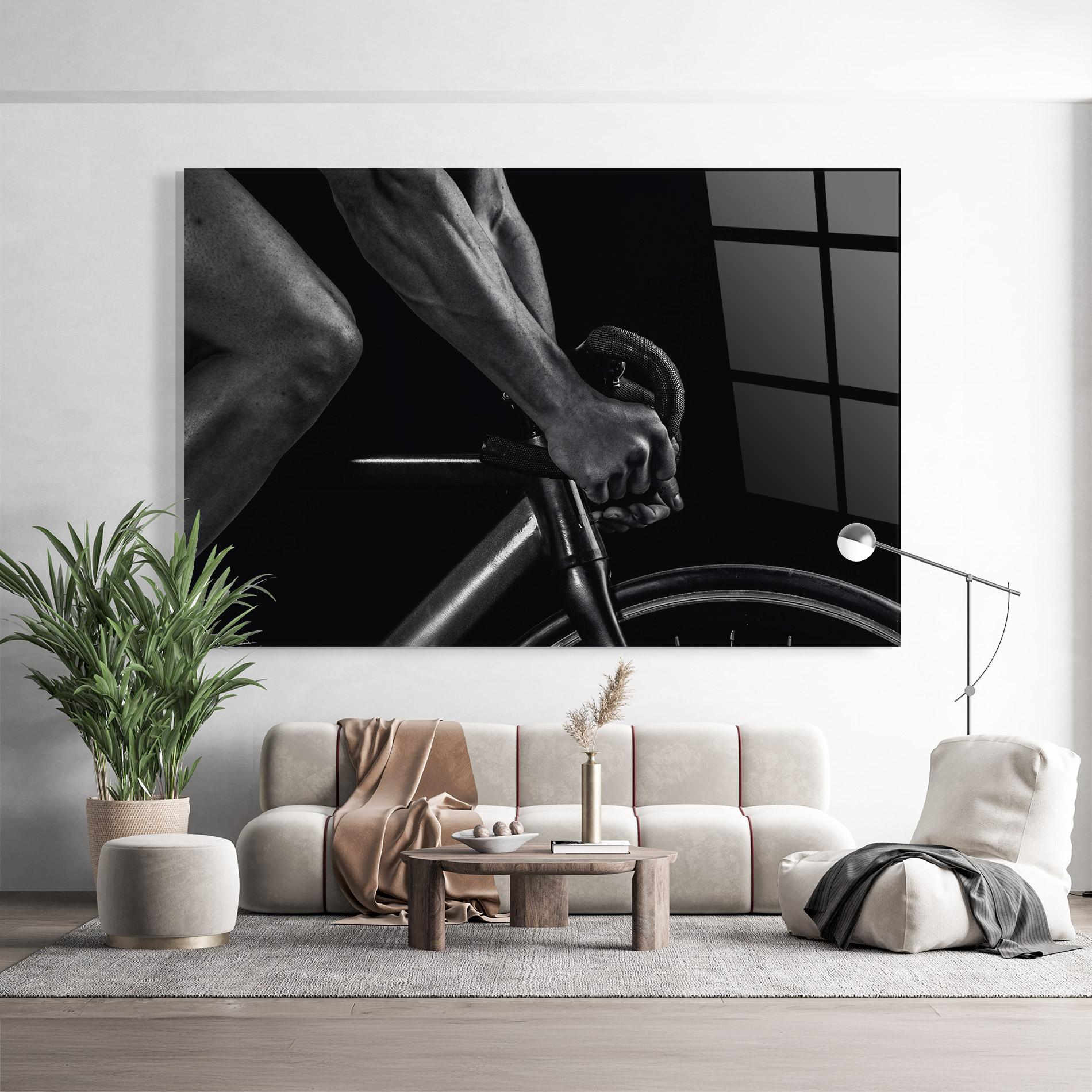 Tablou Sticla Bike Burst mockup 9