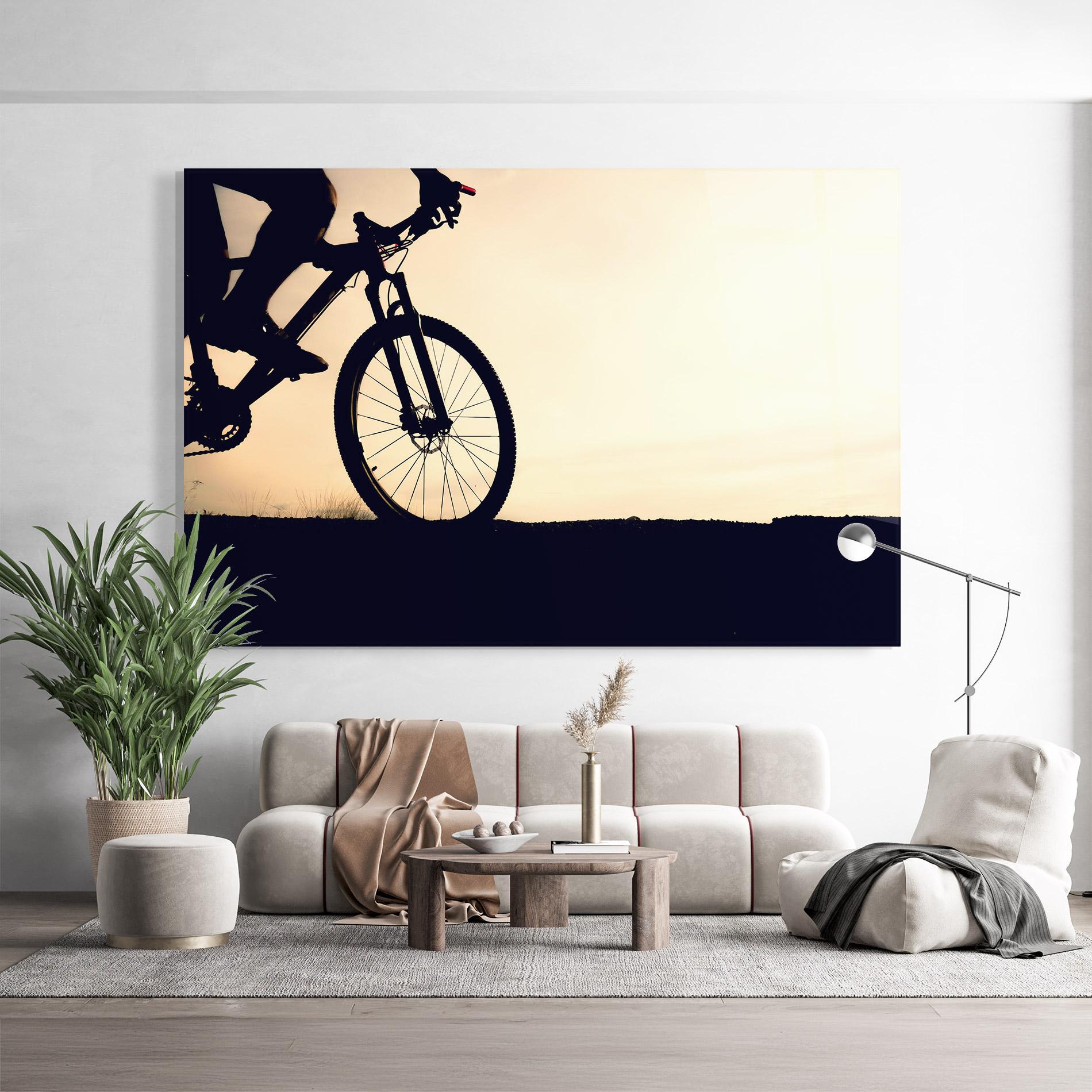 Tablou Sticla Cream Sky Mtb mockup 9