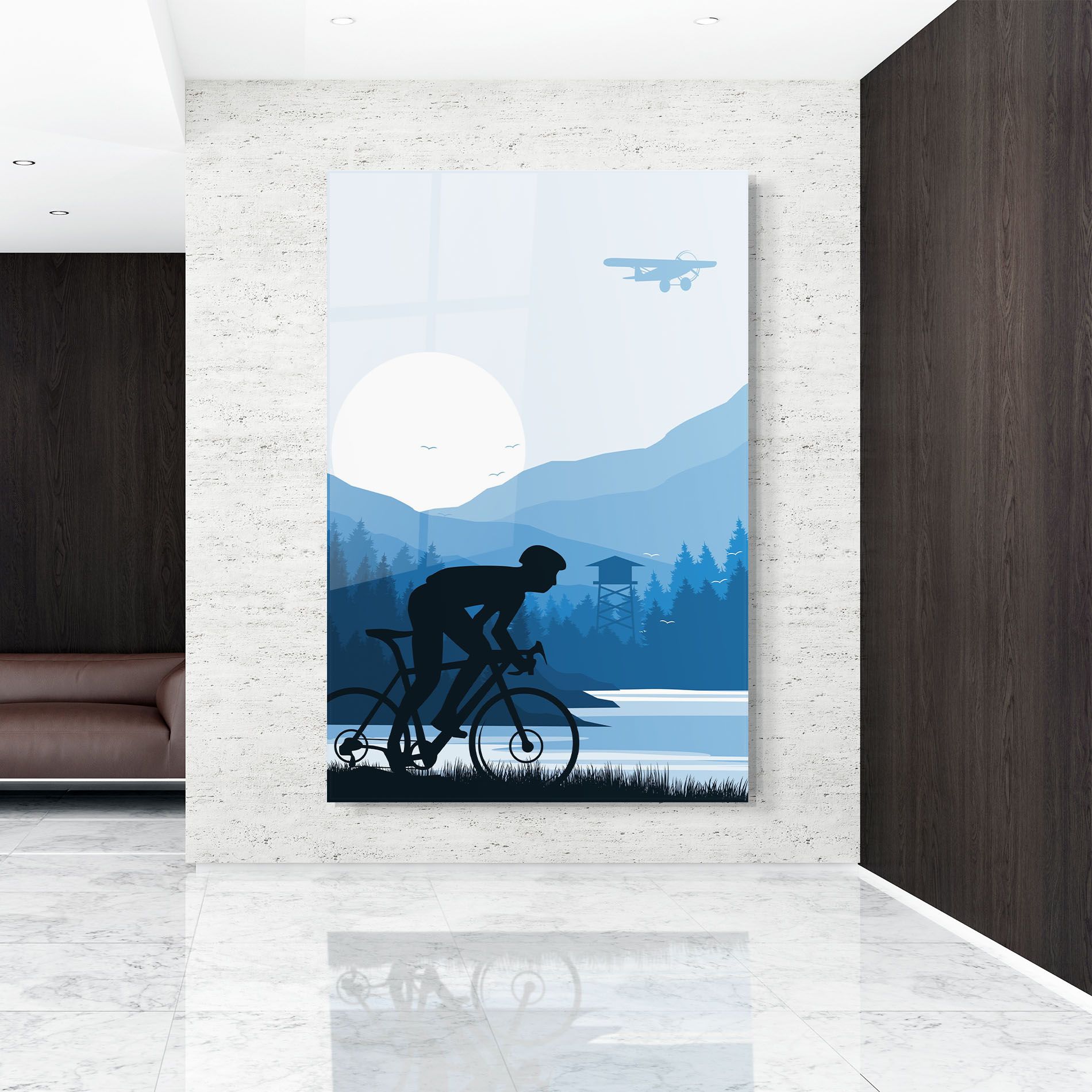 Blue Light Bike mockup 9