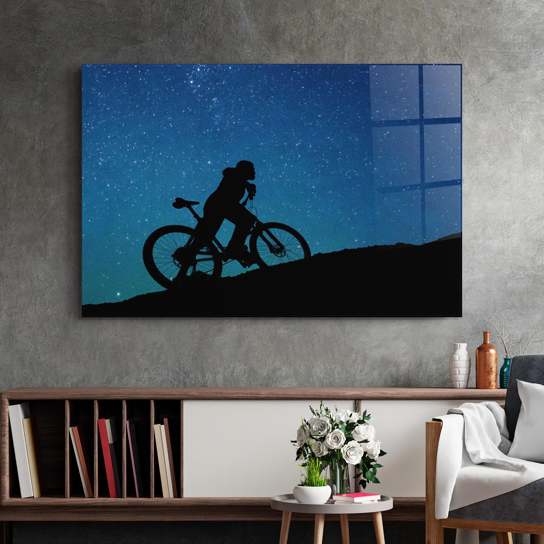 Tablou Sticla Bike Blast mockup 2