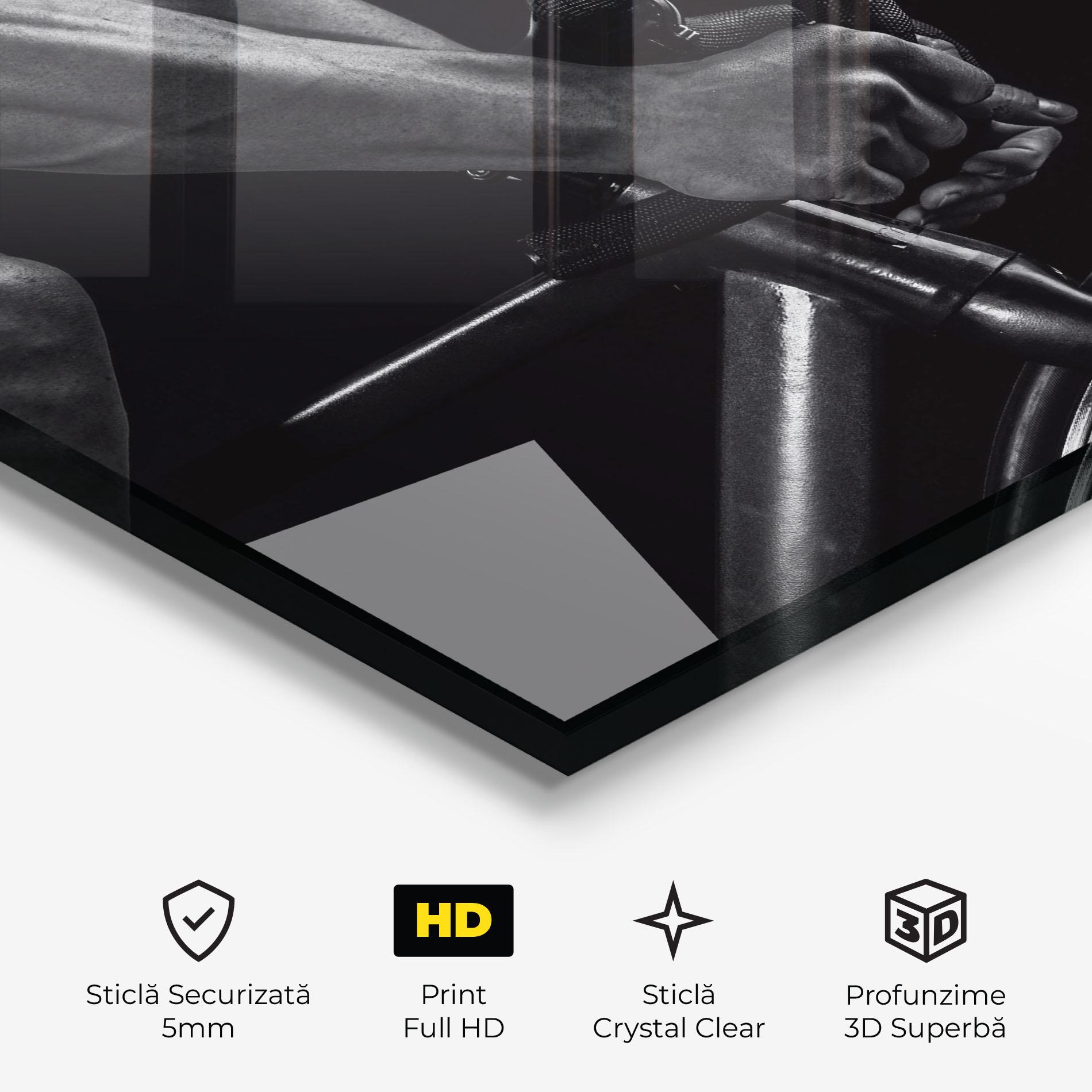 Tablou Sticla Bike Burst mockup 3