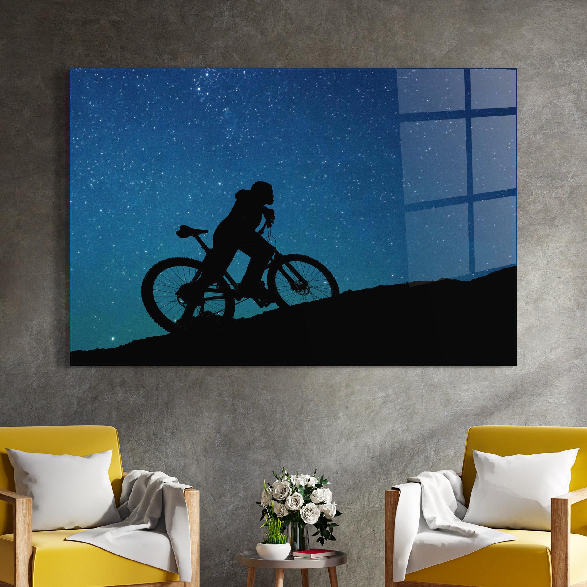 Tablou Sticla Bike Blast mockup 4