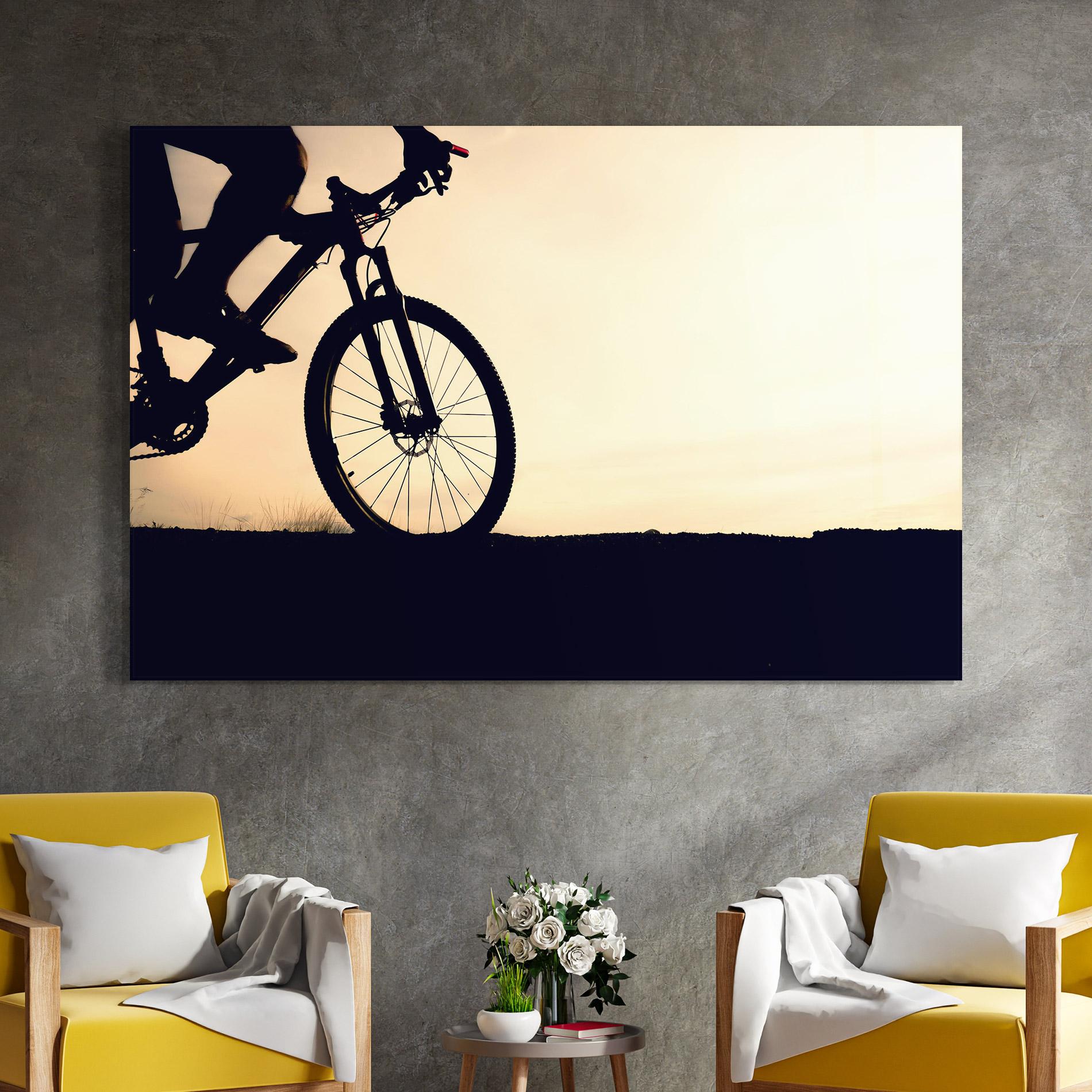 Tablou Sticla Cream Sky Mtb mockup 4