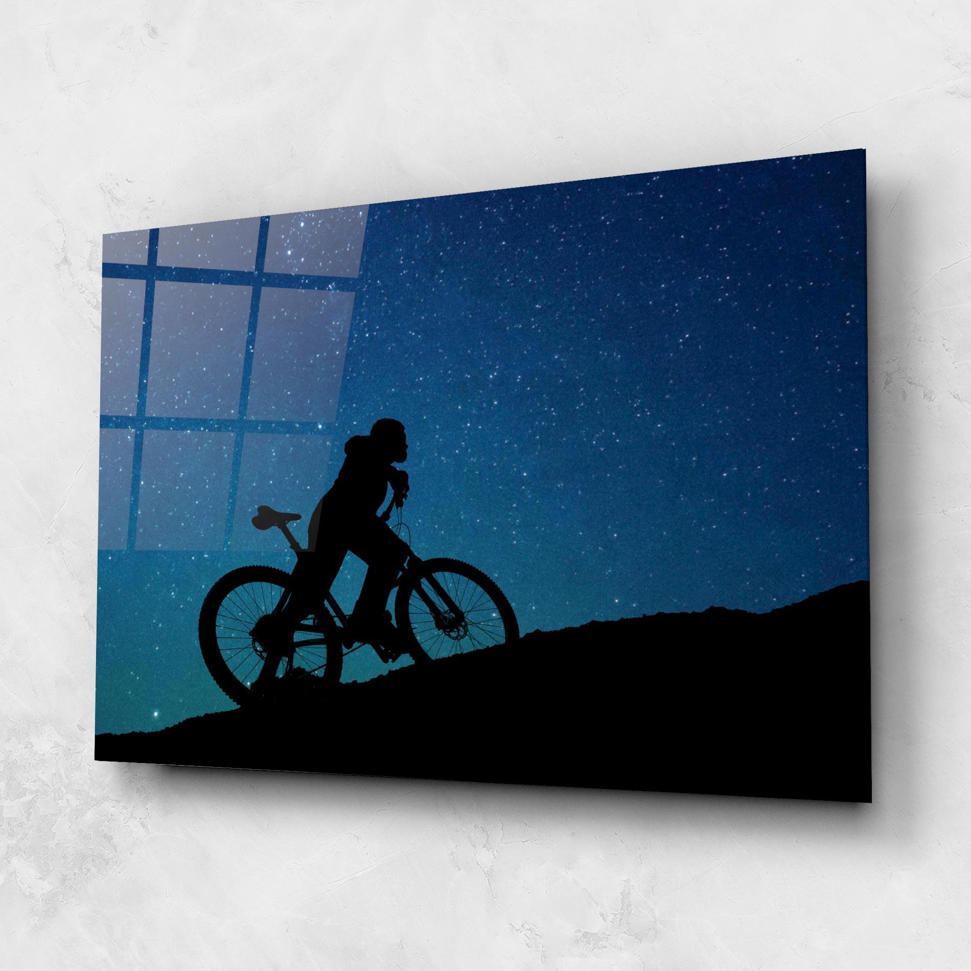 Tablou Sticla Bike Blast mockup 1