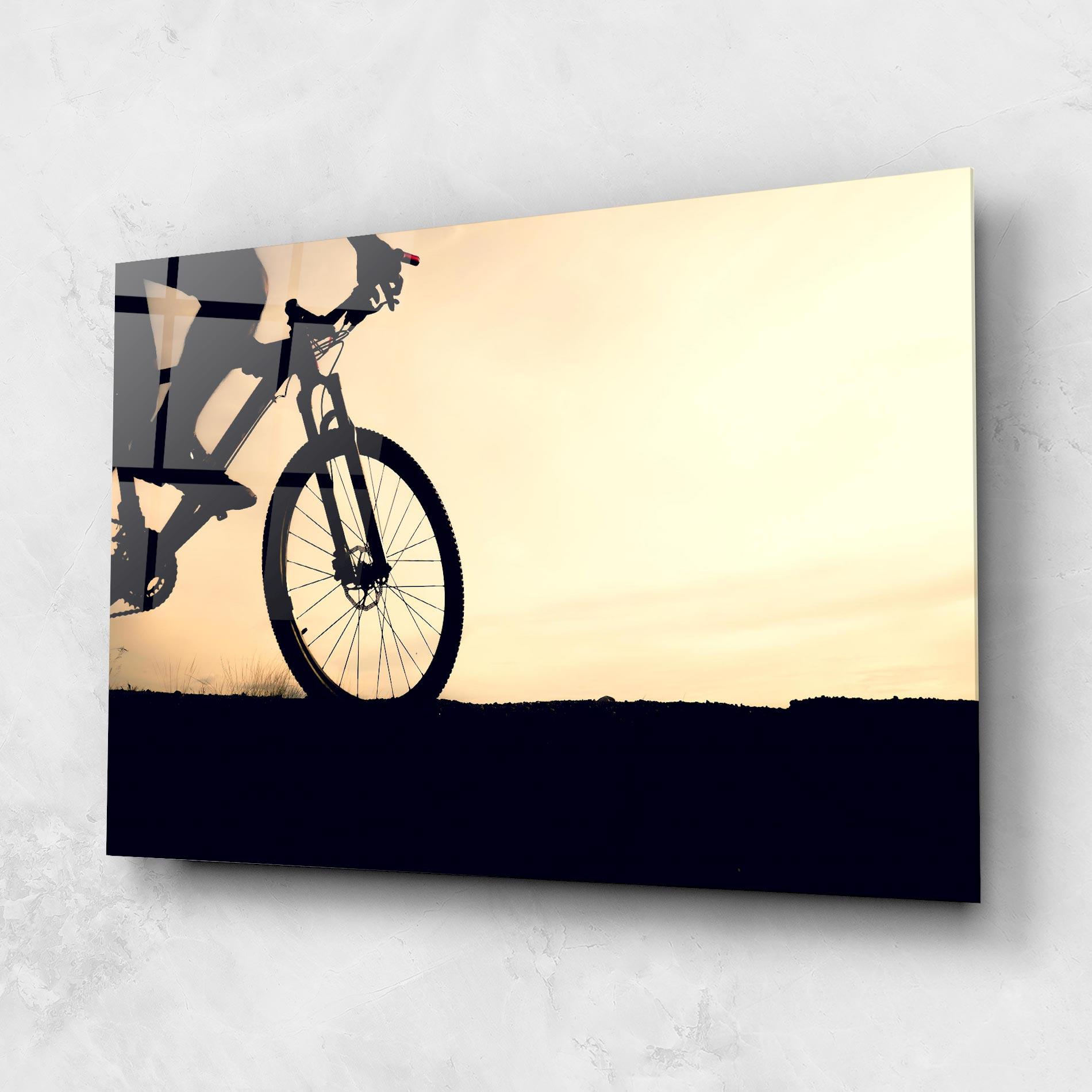 Tablou Sticla Cream Sky Mtb mockup 1