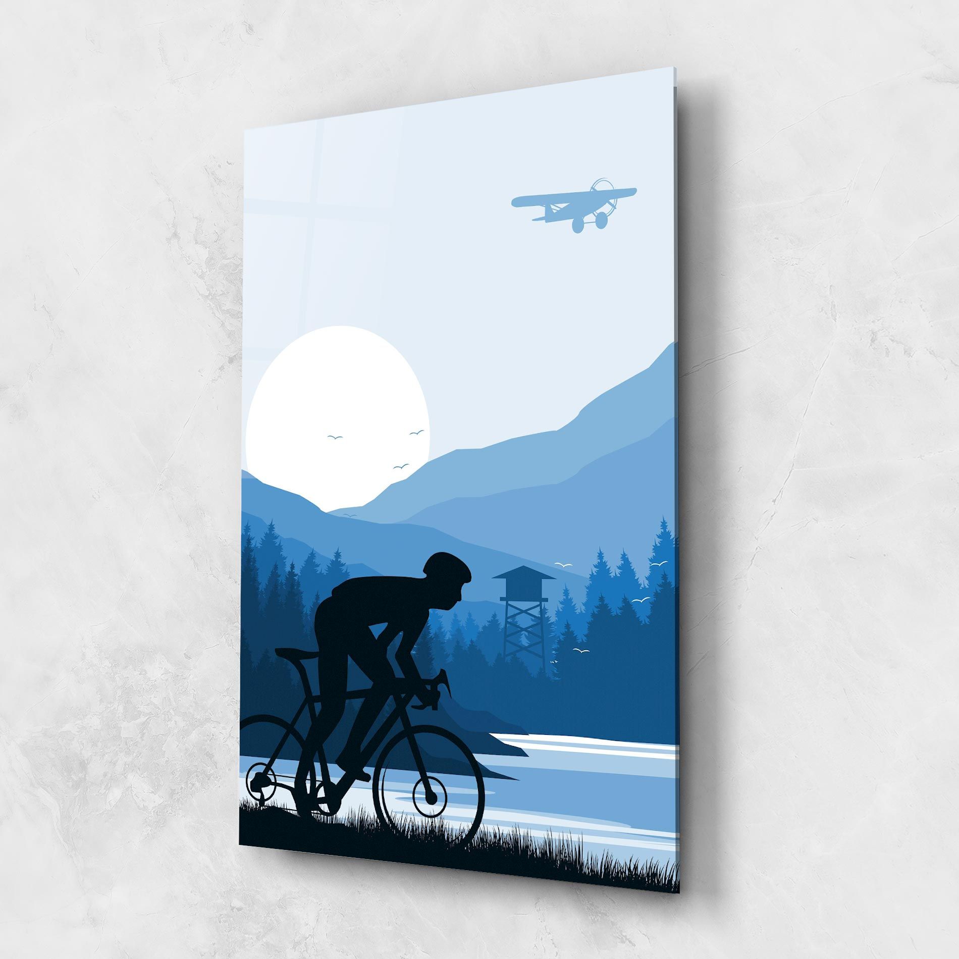 Blue Light Bike mockup 1