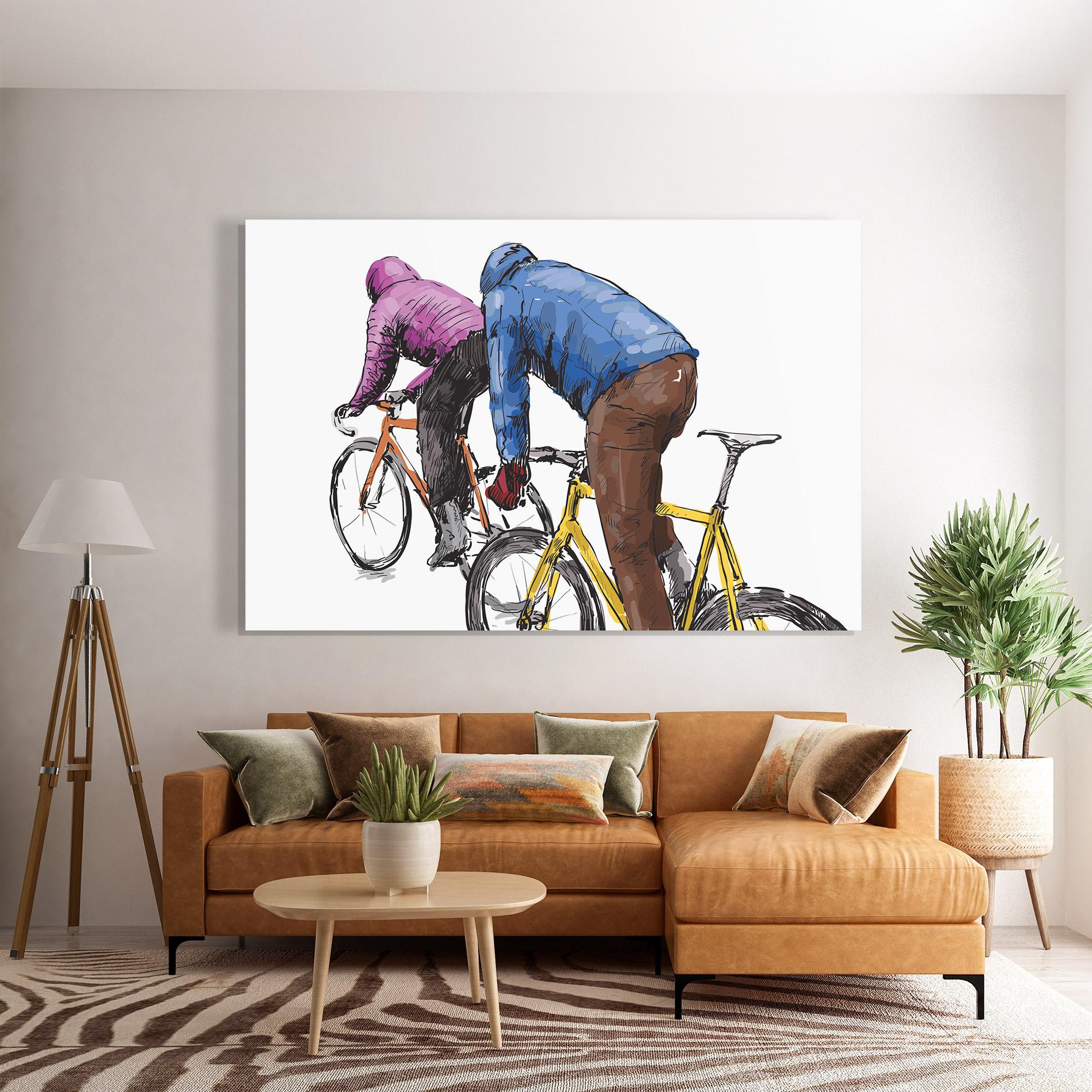 Tablou Sticla Bike Trip mockup 7