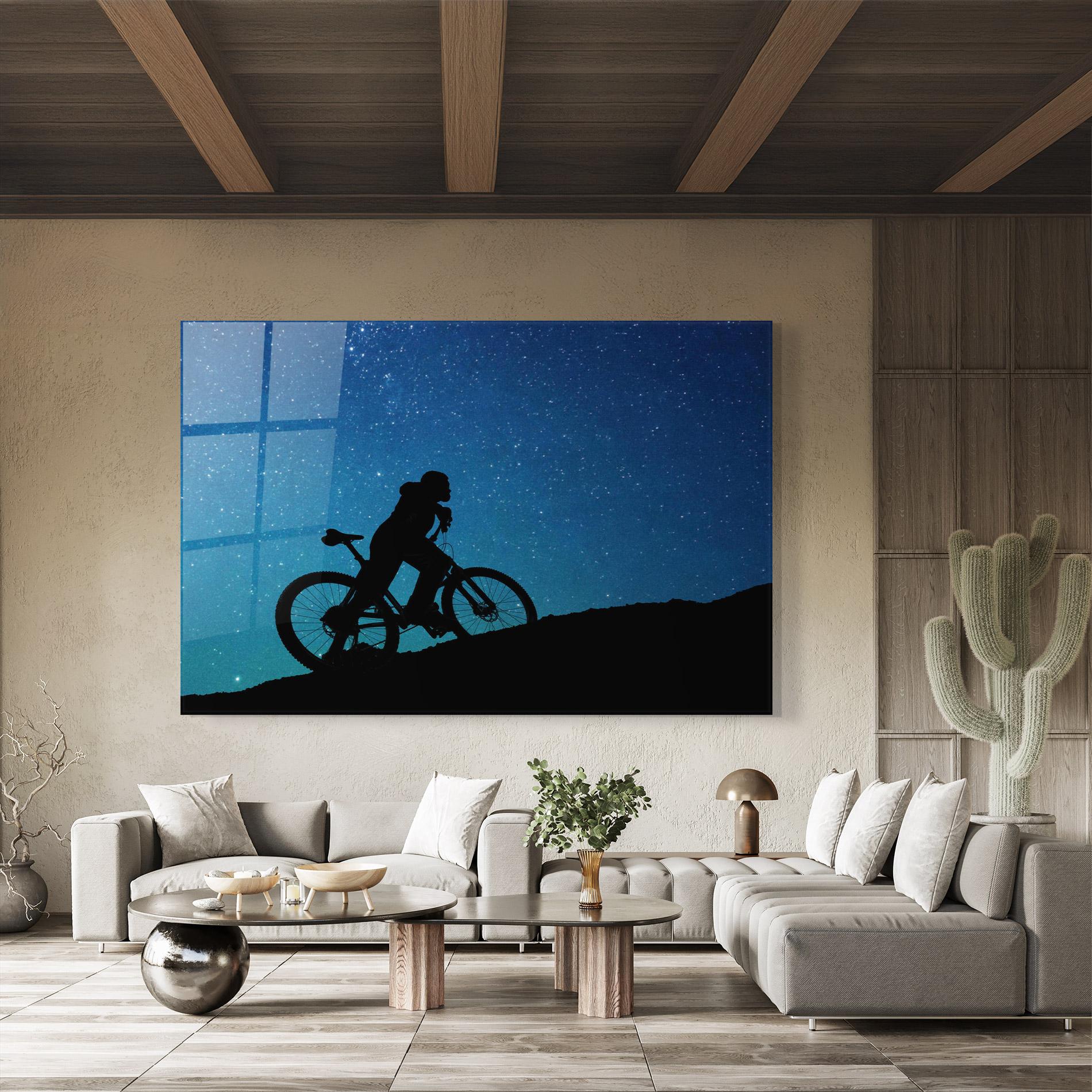 Tablou Sticla Bike Blast mockup 8