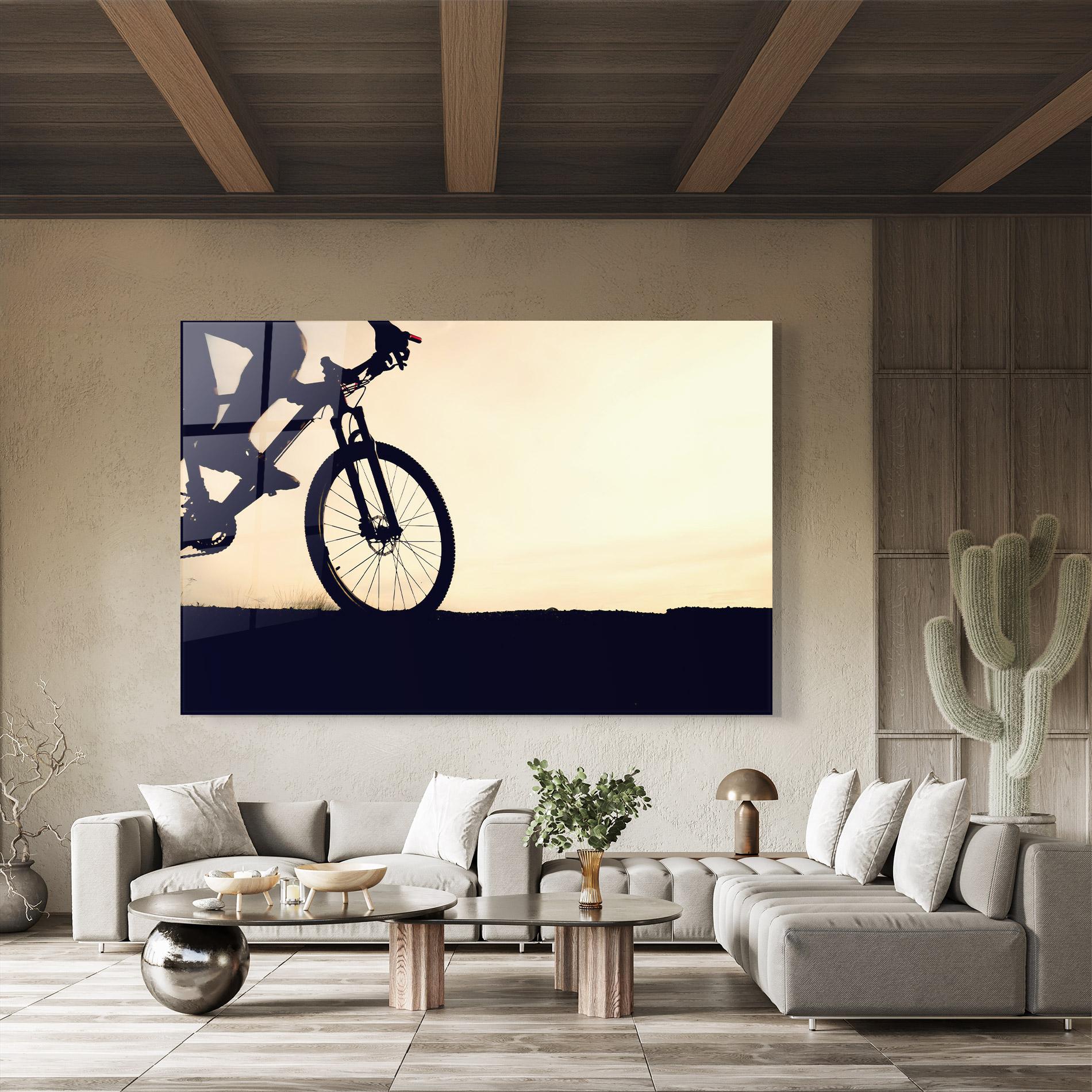 Tablou Sticla Cream Sky Mtb mockup 8