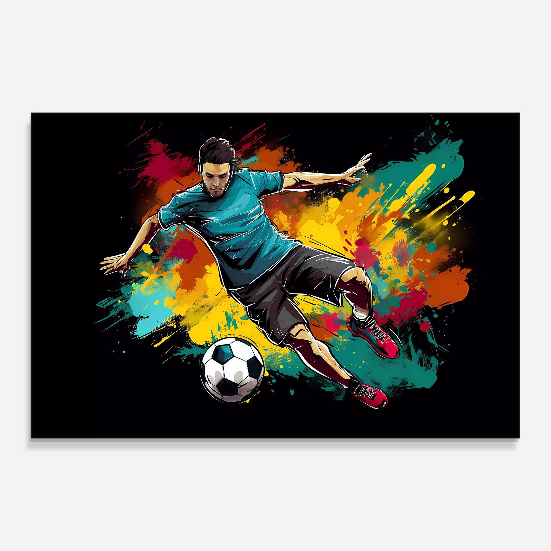 Tablou Sticla Foot Force mockup 0