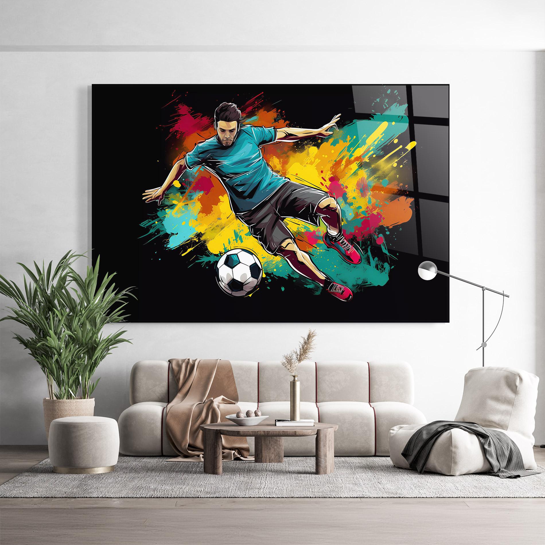 Tablou Sticla Foot Force mockup 9