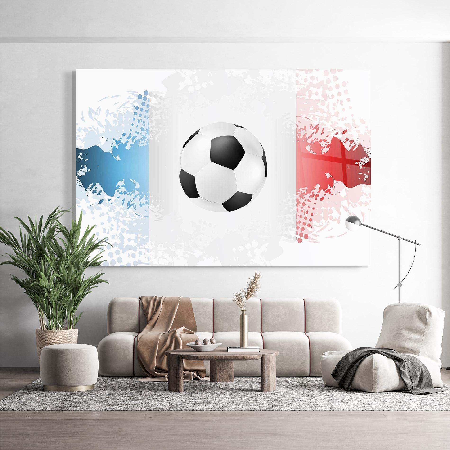 Tablou Sticla France Football mockup 9