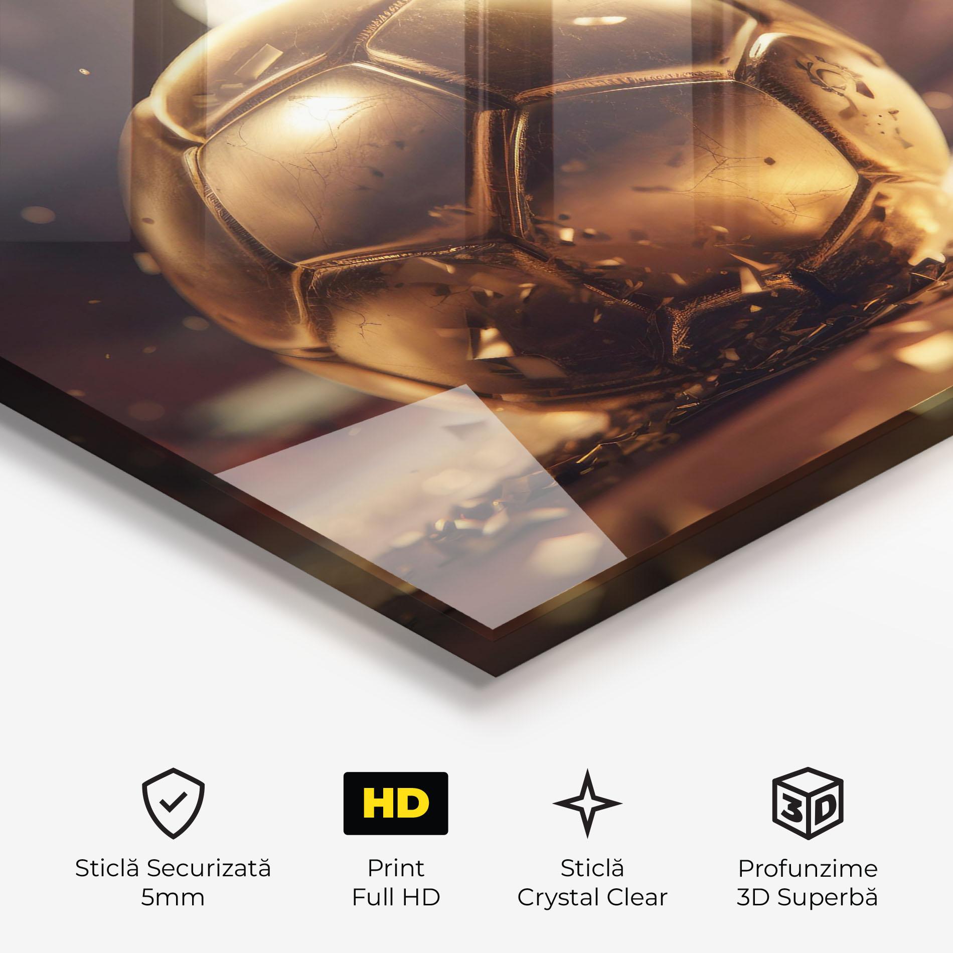 Tablou Sticla Award For Football mockup 3