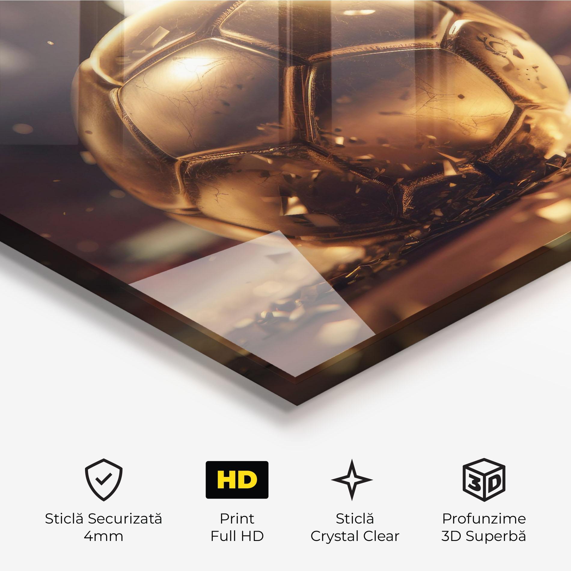 Tablou Sticla Award For Football mockup 3