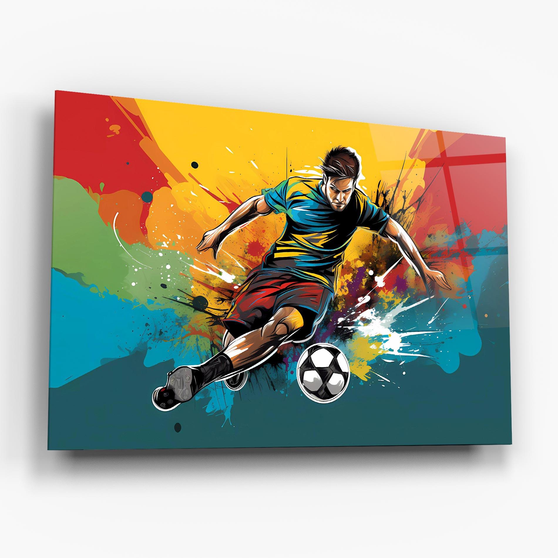 Tablou Sticla Ball Blitz mockup 6