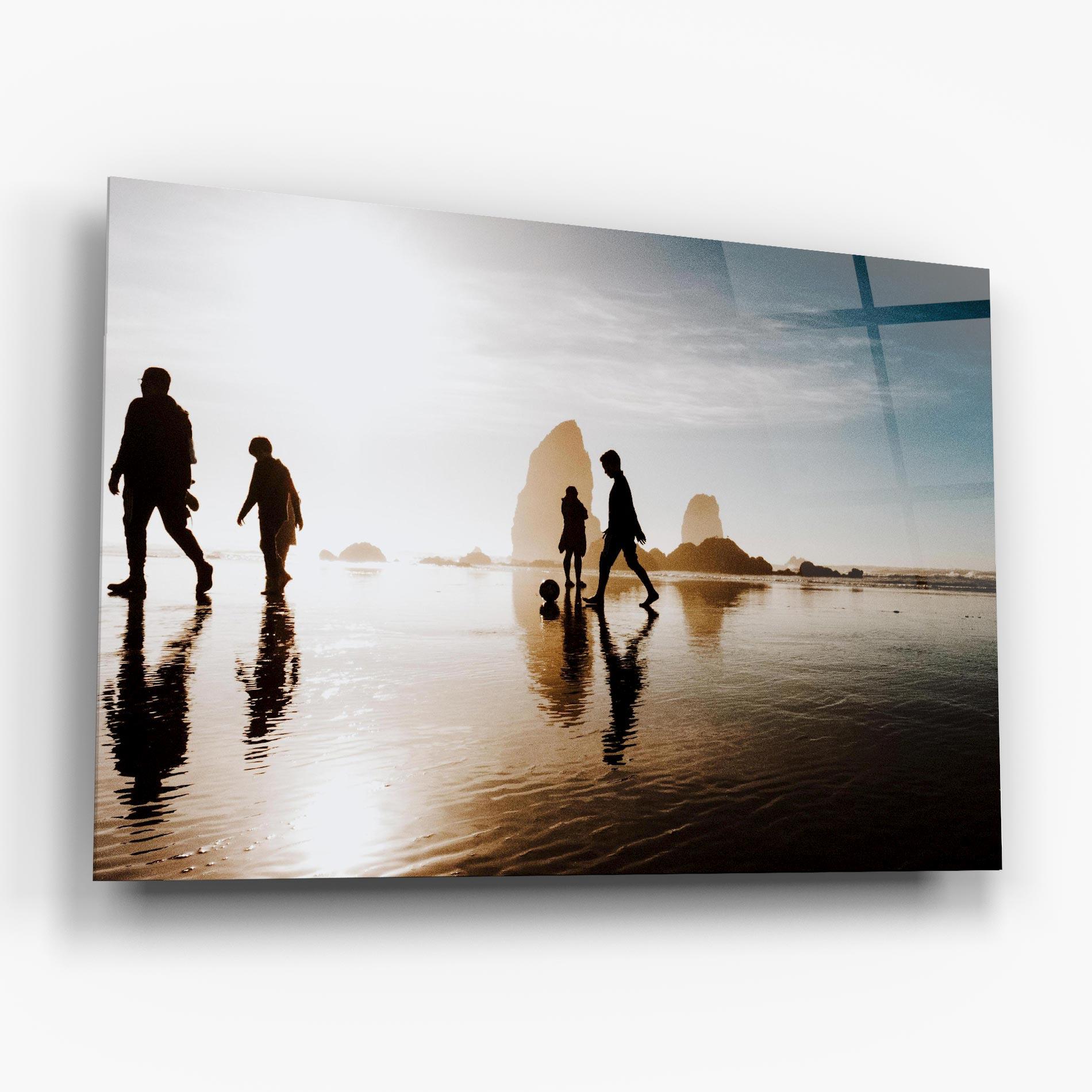 Tablou Sticla Football On Water mockup 6