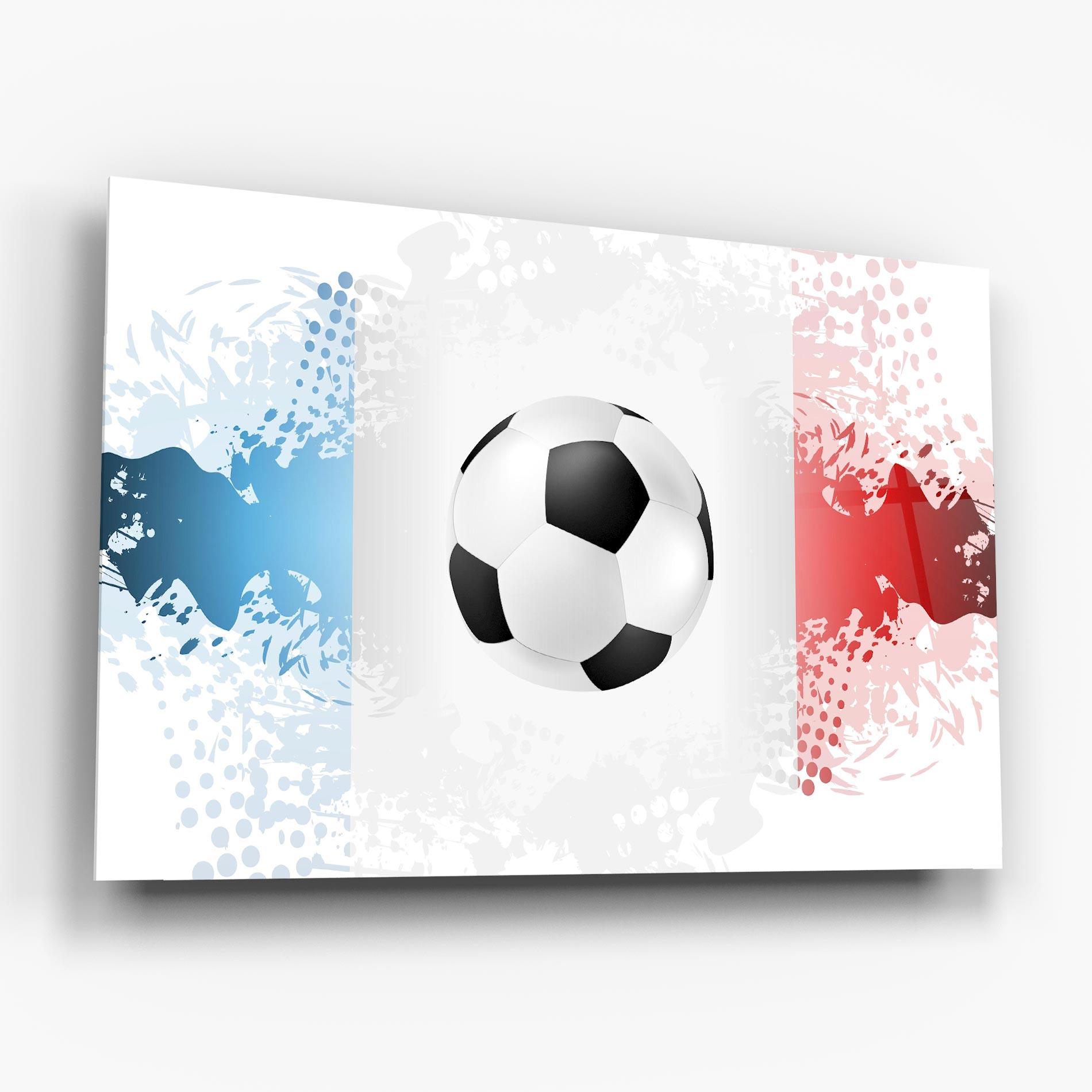 Tablou Sticla France Football mockup 6