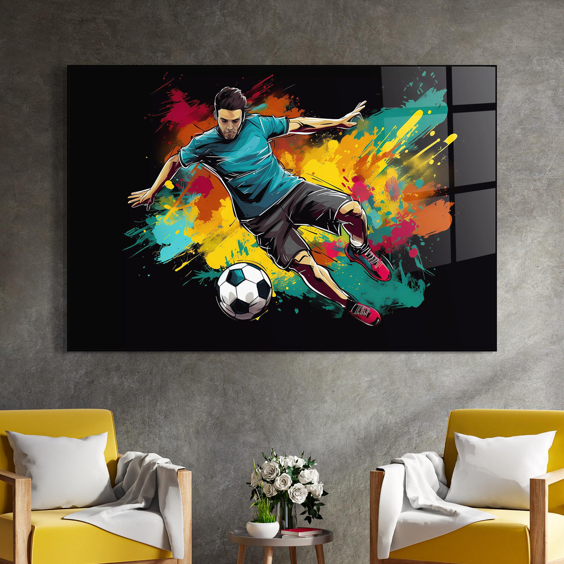 Tablou Sticla Foot Force mockup 4