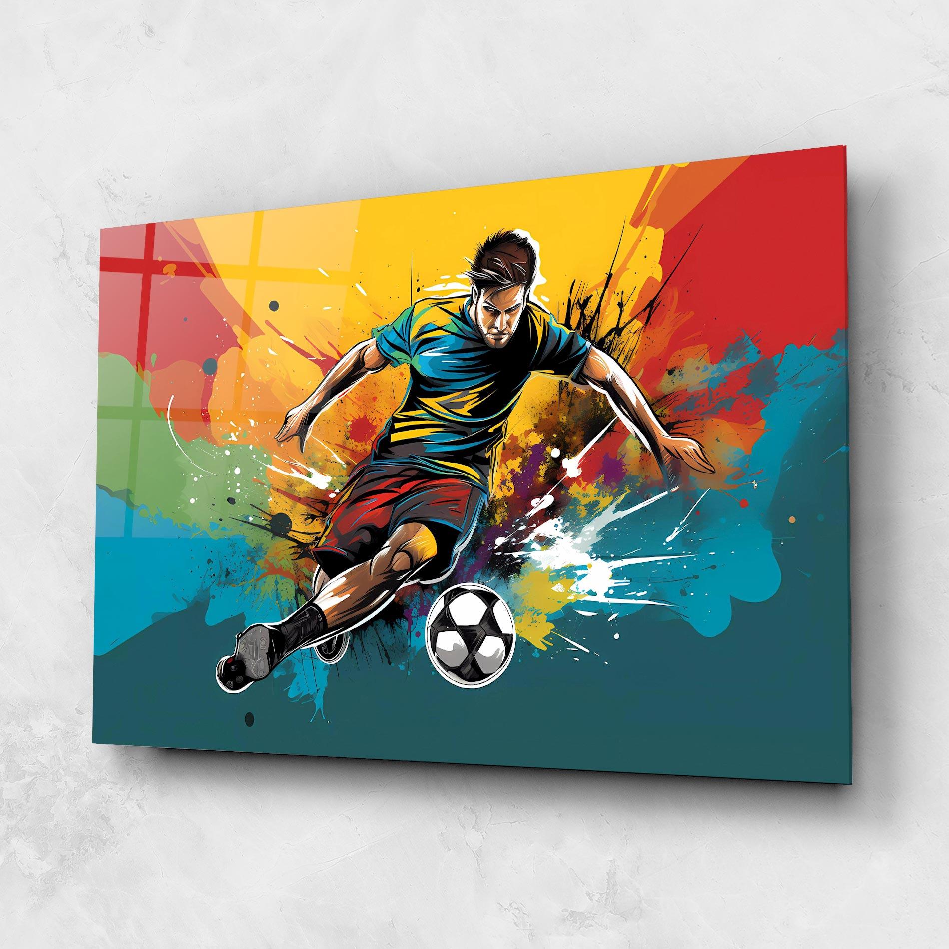 Tablou Sticla Ball Blitz mockup 1